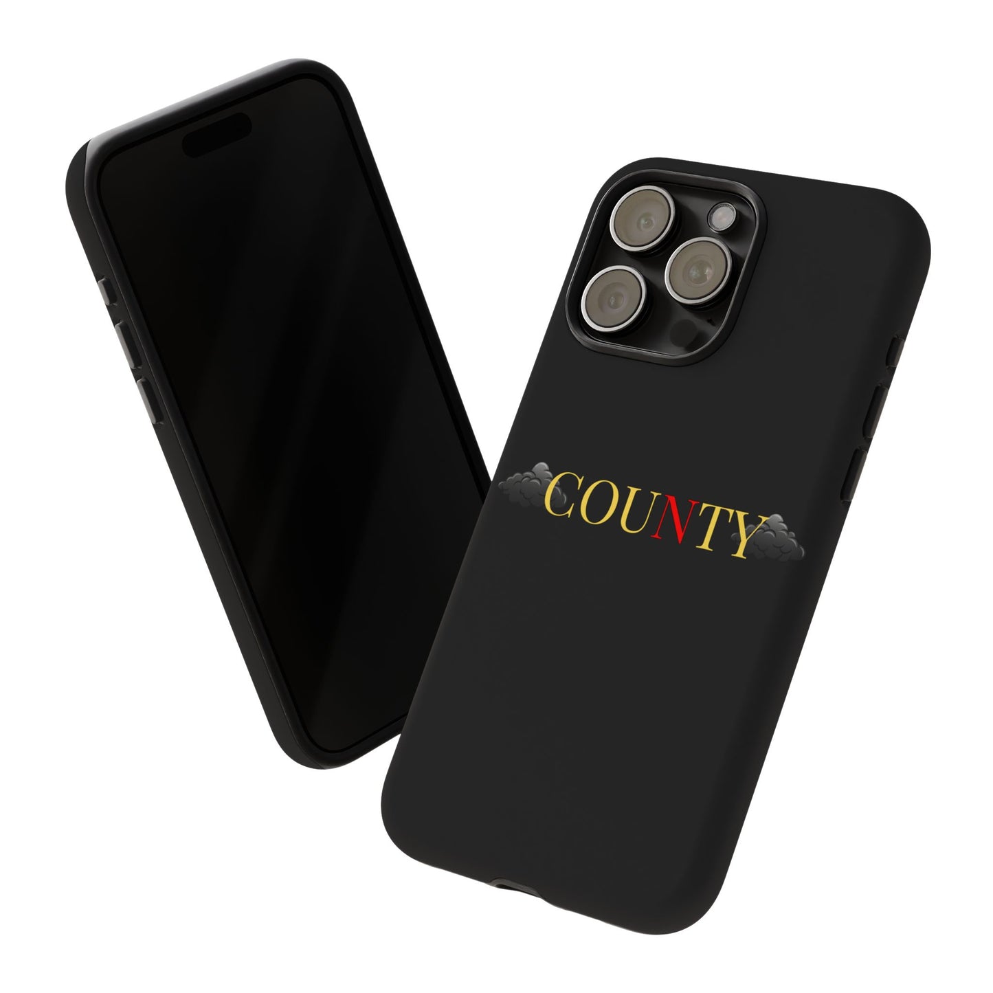 Stylish Phone Case - Tough Cases for County Lovers, Unique Gift for County Fans, Customizable Phone Accessories, Trendy Black Case, [...]