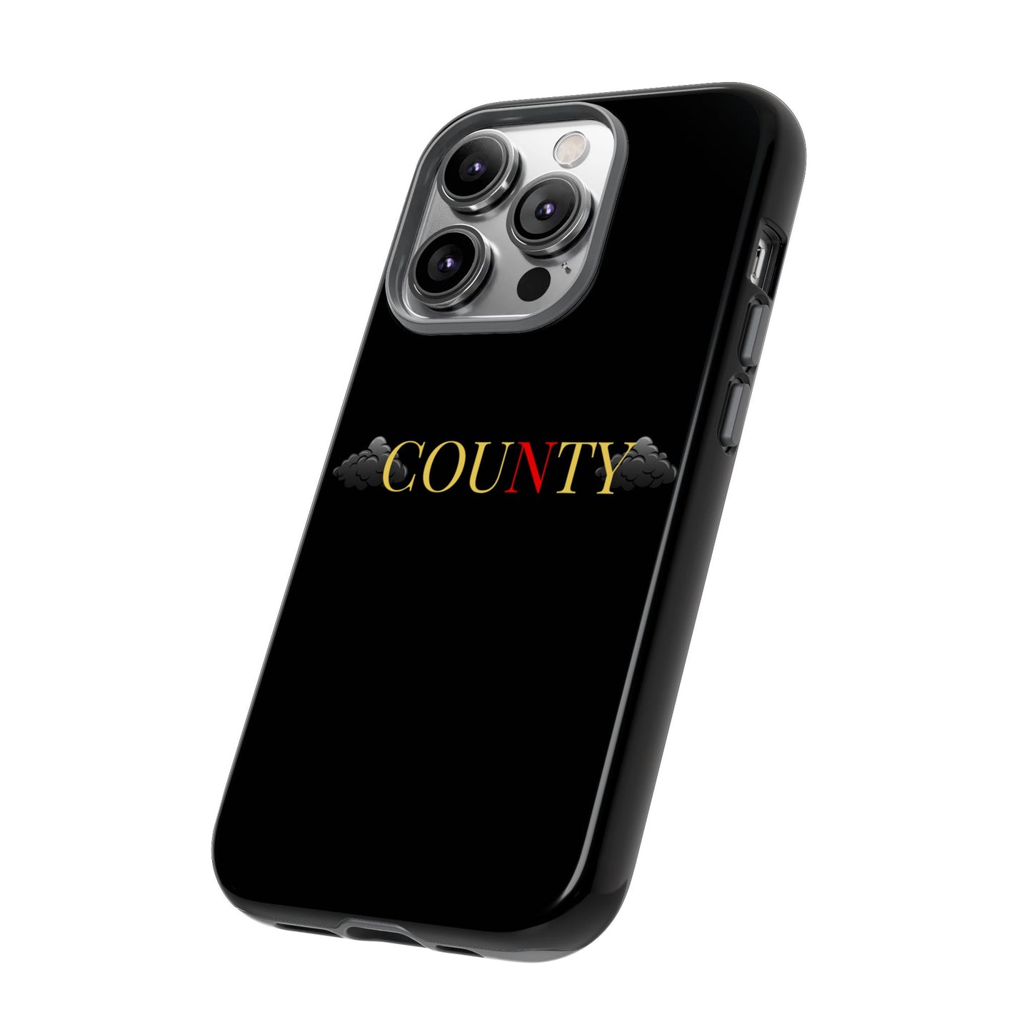 Stylish Phone Case - Tough Cases for County Lovers, Unique Gift for County Fans, Customizable Phone Accessories, Trendy Black Case, [...]
