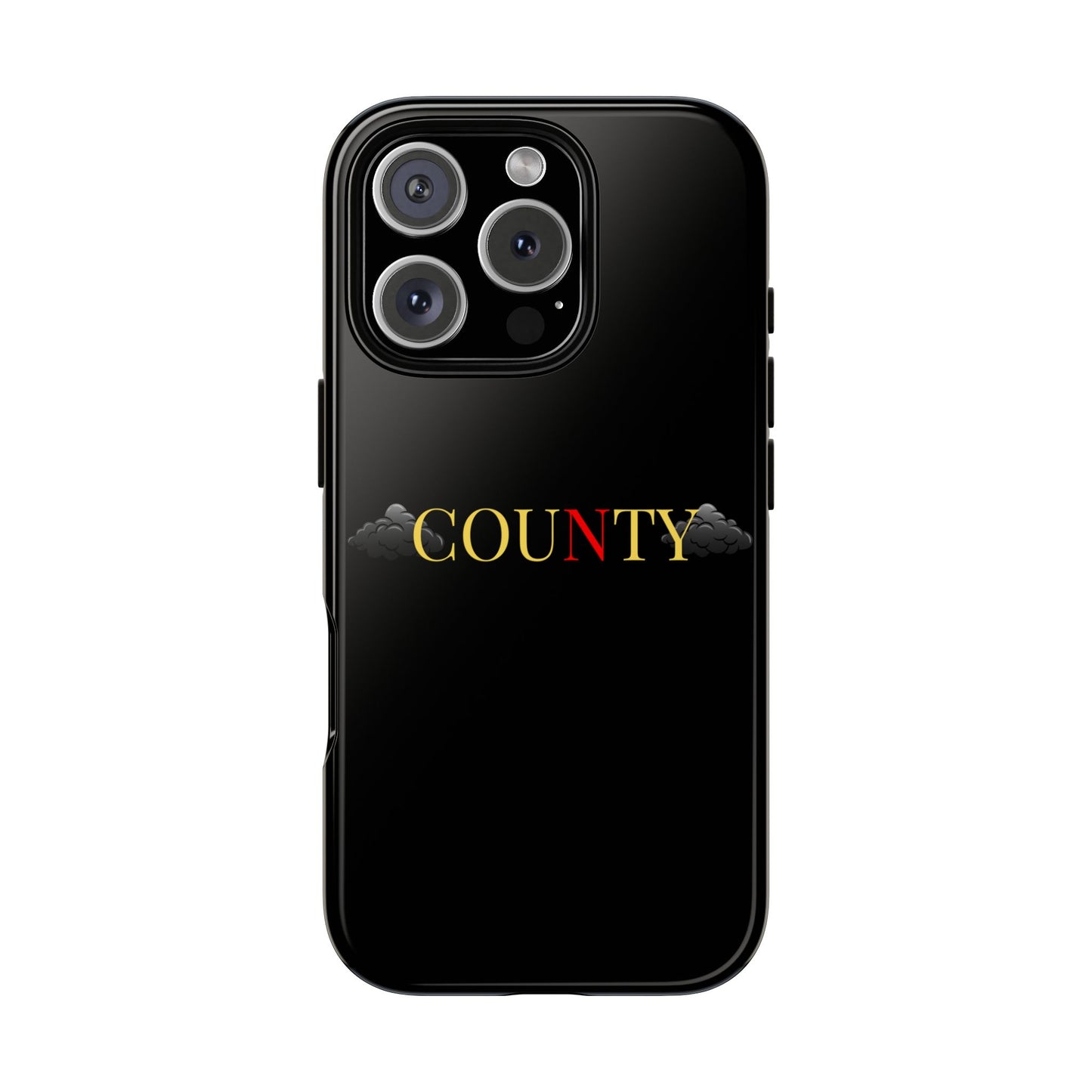 Stylish Phone Case - Tough Cases for County Lovers, Unique Gift for County Fans, Customizable Phone Accessories, Trendy Black Case, [...]