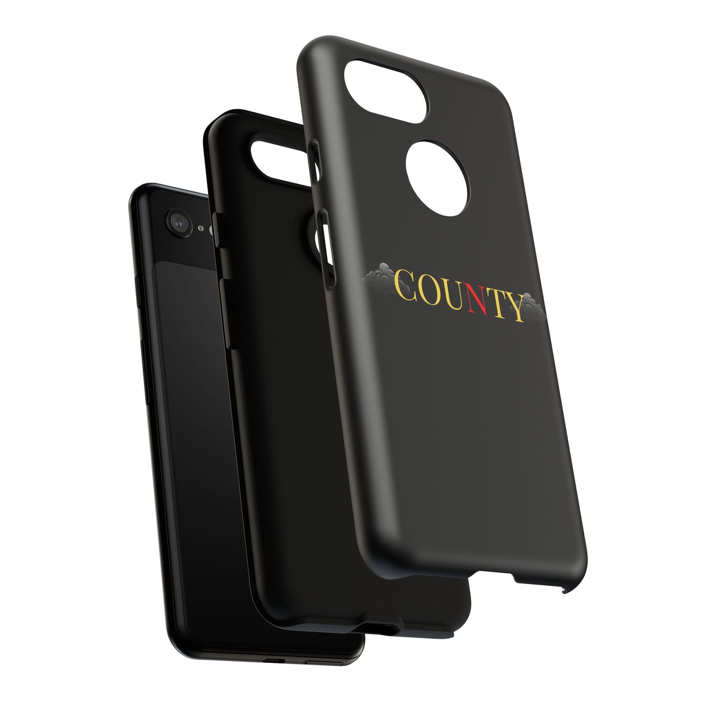 Stylish Phone Case - Tough Cases for County Lovers, Unique Gift for County Fans, Customizable Phone Accessories, Trendy Black Case, [...]