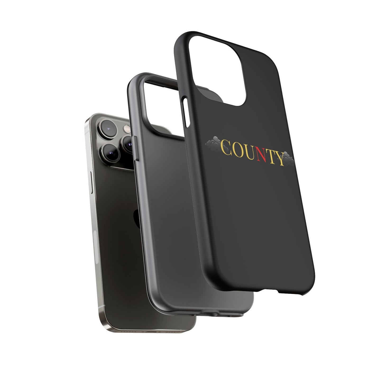 Stylish Phone Case - Tough Cases for County Lovers, Unique Gift for County Fans, Customizable Phone Accessories, Trendy Black Case, [...]