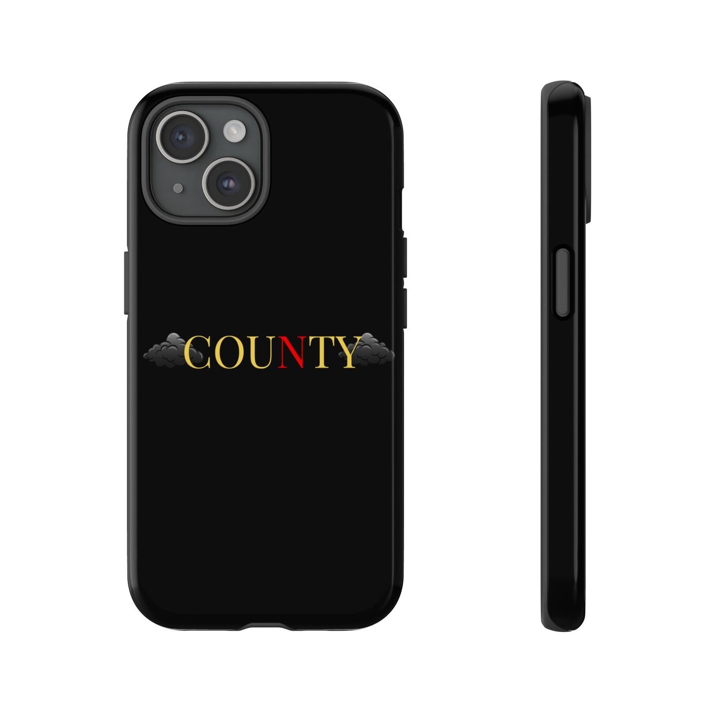 Stylish Phone Case - Tough Cases for County Lovers, Unique Gift for County Fans, Customizable Phone Accessories, Trendy Black Case, [...]