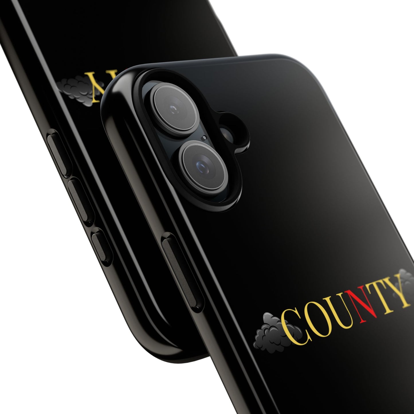 Stylish Phone Case - Tough Cases for County Lovers, Unique Gift for County Fans, Customizable Phone Accessories, Trendy Black Case, [...]