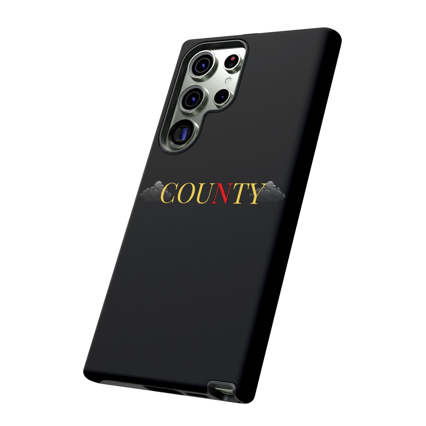 Stylish Phone Case - Tough Cases for County Lovers, Unique Gift for County Fans, Customizable Phone Accessories, Trendy Black Case, [...]