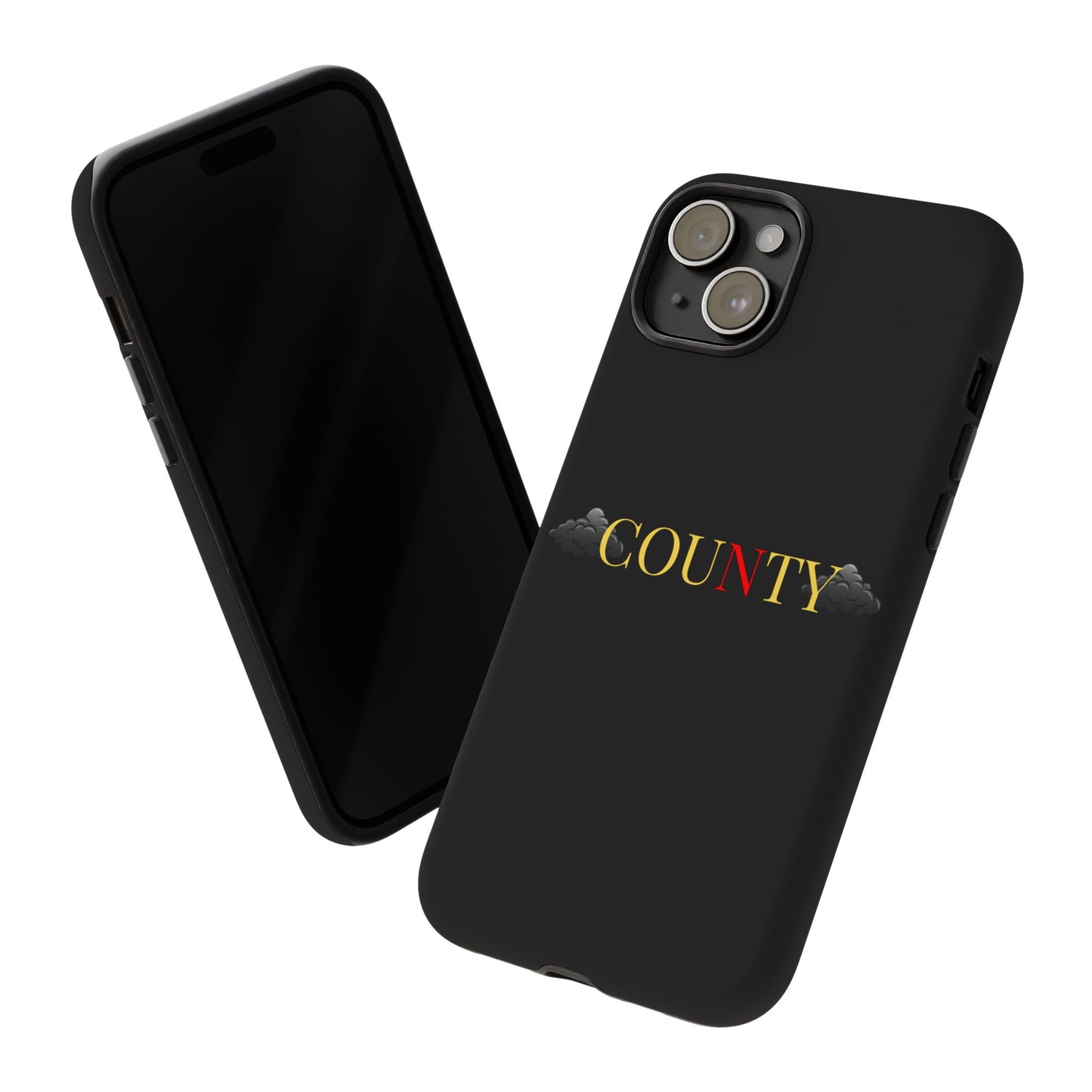 Stylish Phone Case - Tough Cases for County Lovers, Unique Gift for County Fans, Customizable Phone Accessories, Trendy Black Case, [...]