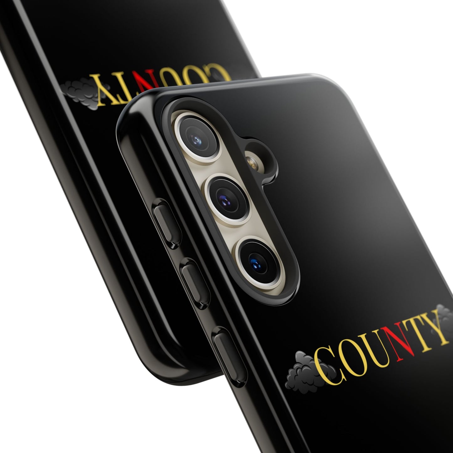 Stylish Phone Case - Tough Cases for County Lovers, Unique Gift for County Fans, Customizable Phone Accessories, Trendy Black Case, [...]