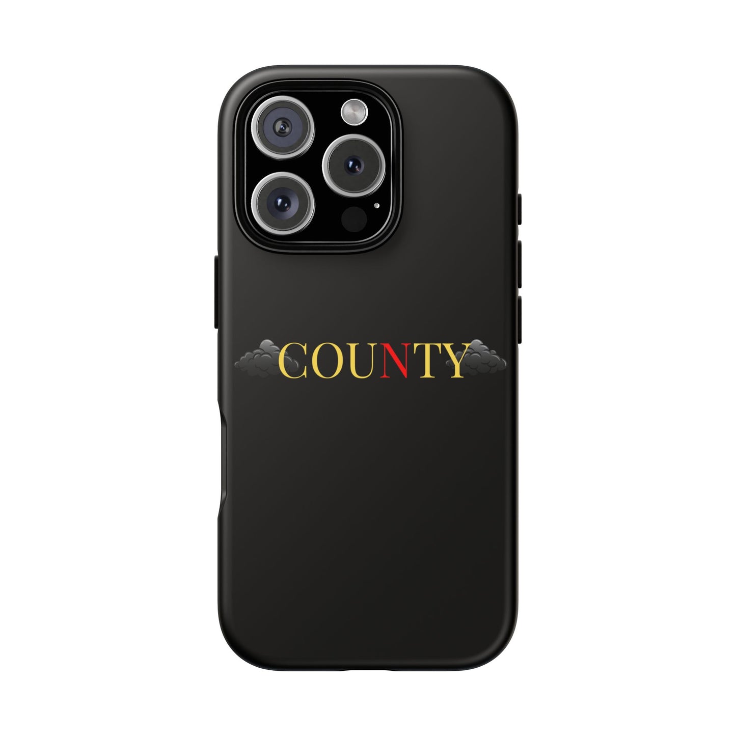 Stylish Phone Case - Tough Cases for County Lovers, Unique Gift for County Fans, Customizable Phone Accessories, Trendy Black Case, [...]