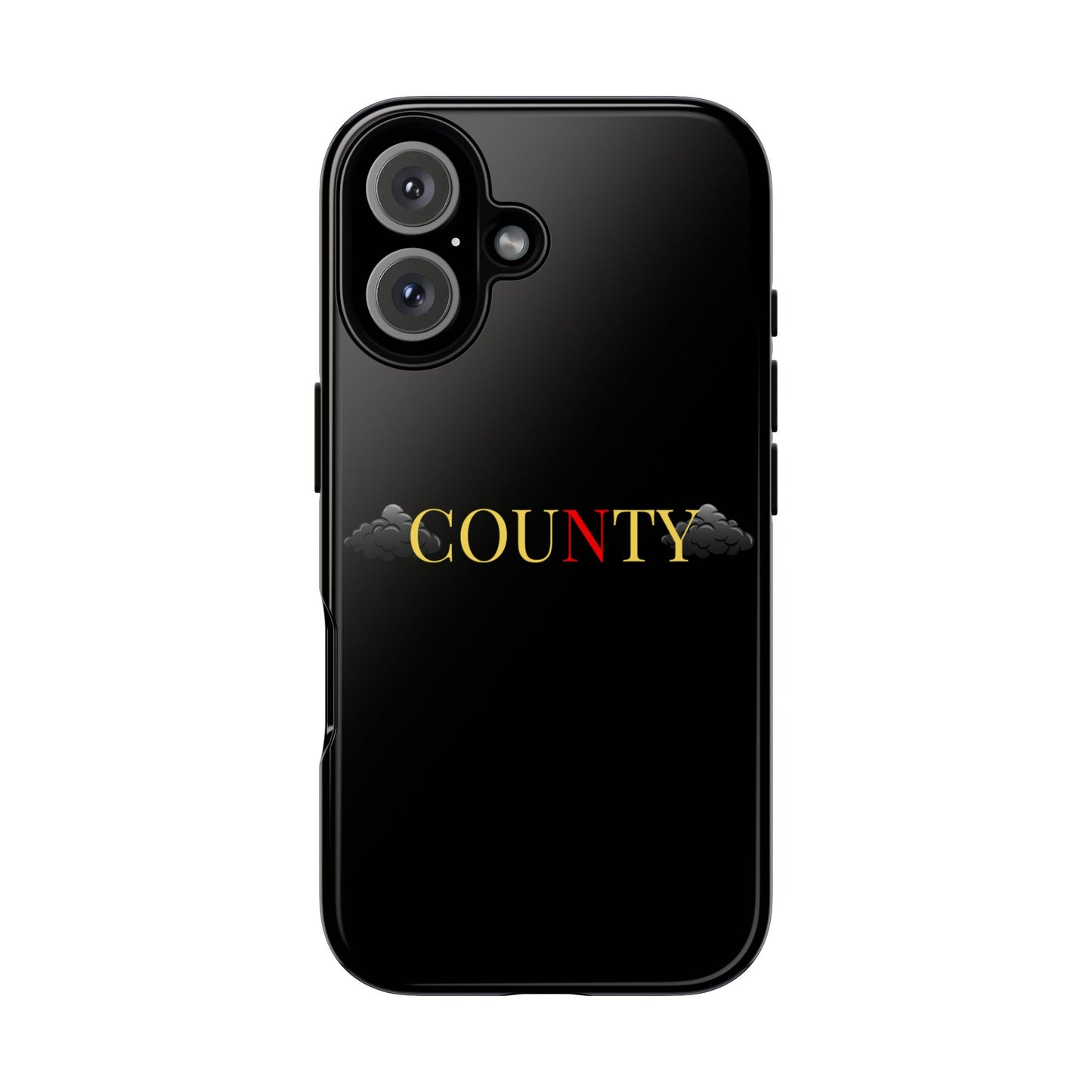 Stylish Phone Case - Tough Cases for County Lovers, Unique Gift for County Fans, Customizable Phone Accessories, Trendy Black Case, [...]
