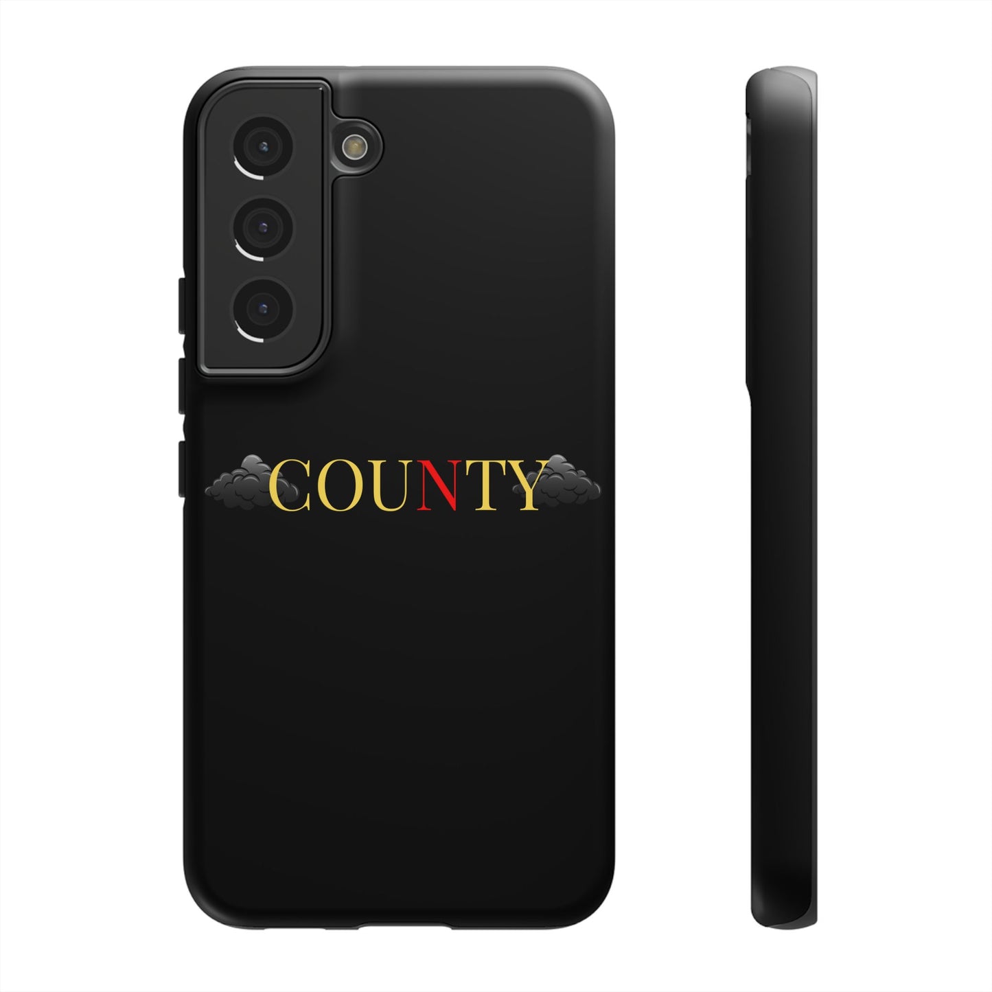 Stylish Phone Case - Tough Cases for County Lovers, Unique Gift for County Fans, Customizable Phone Accessories, Trendy Black Case, [...]