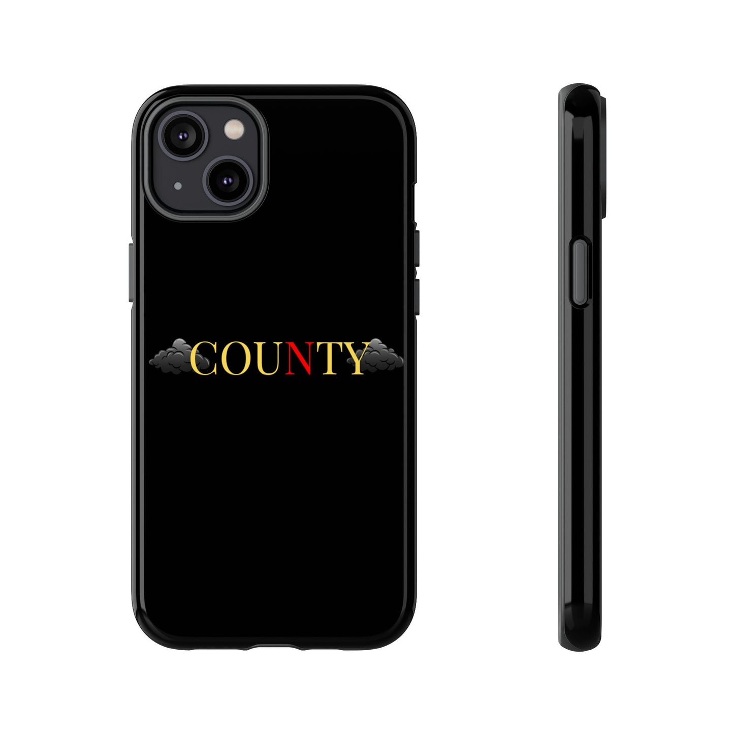 Stylish Phone Case - Tough Cases for County Lovers, Unique Gift for County Fans, Customizable Phone Accessories, Trendy Black Case, [...]