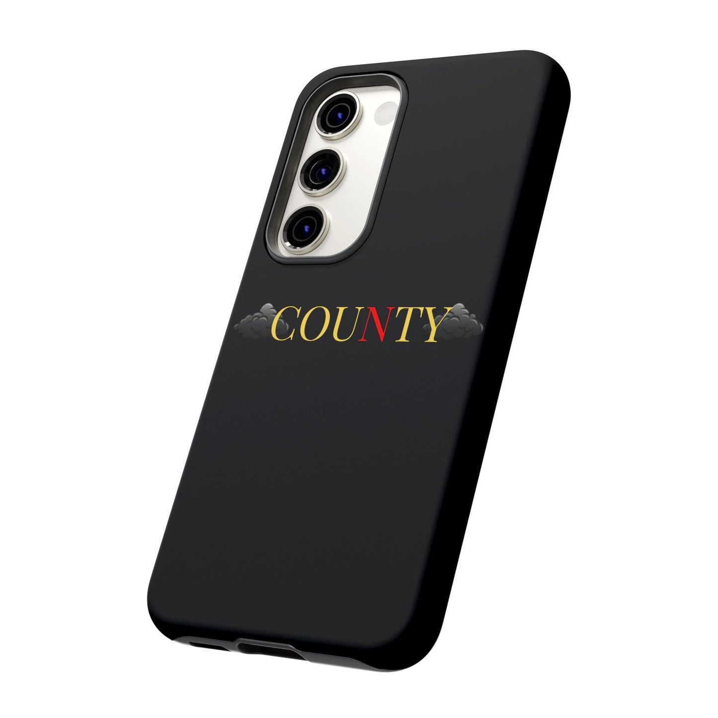Stylish Phone Case - Tough Cases for County Lovers, Unique Gift for County Fans, Customizable Phone Accessories, Trendy Black Case, [...]