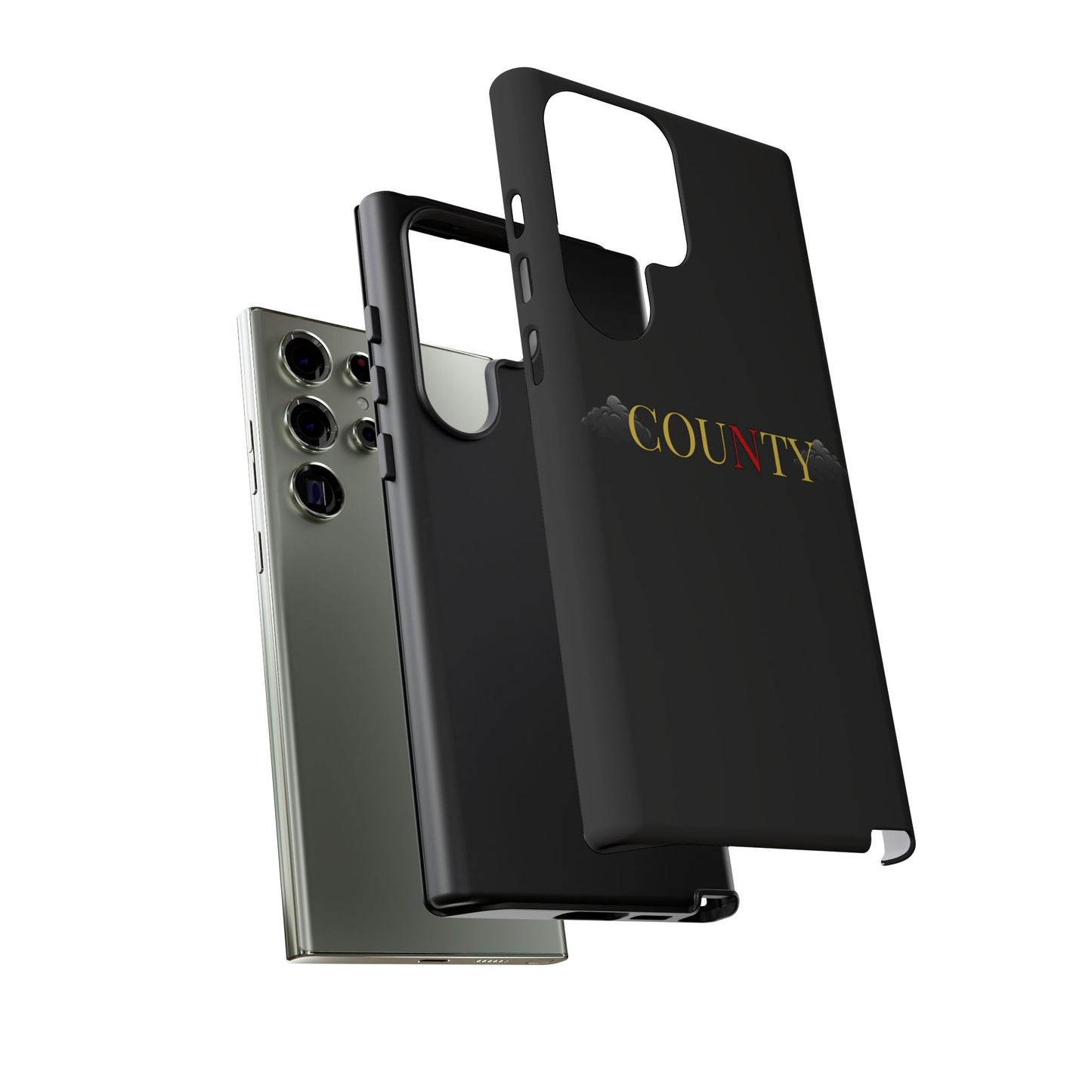 Stylish Phone Case - Tough Cases for County Lovers, Unique Gift for County Fans, Customizable Phone Accessories, Trendy Black Case, [...]