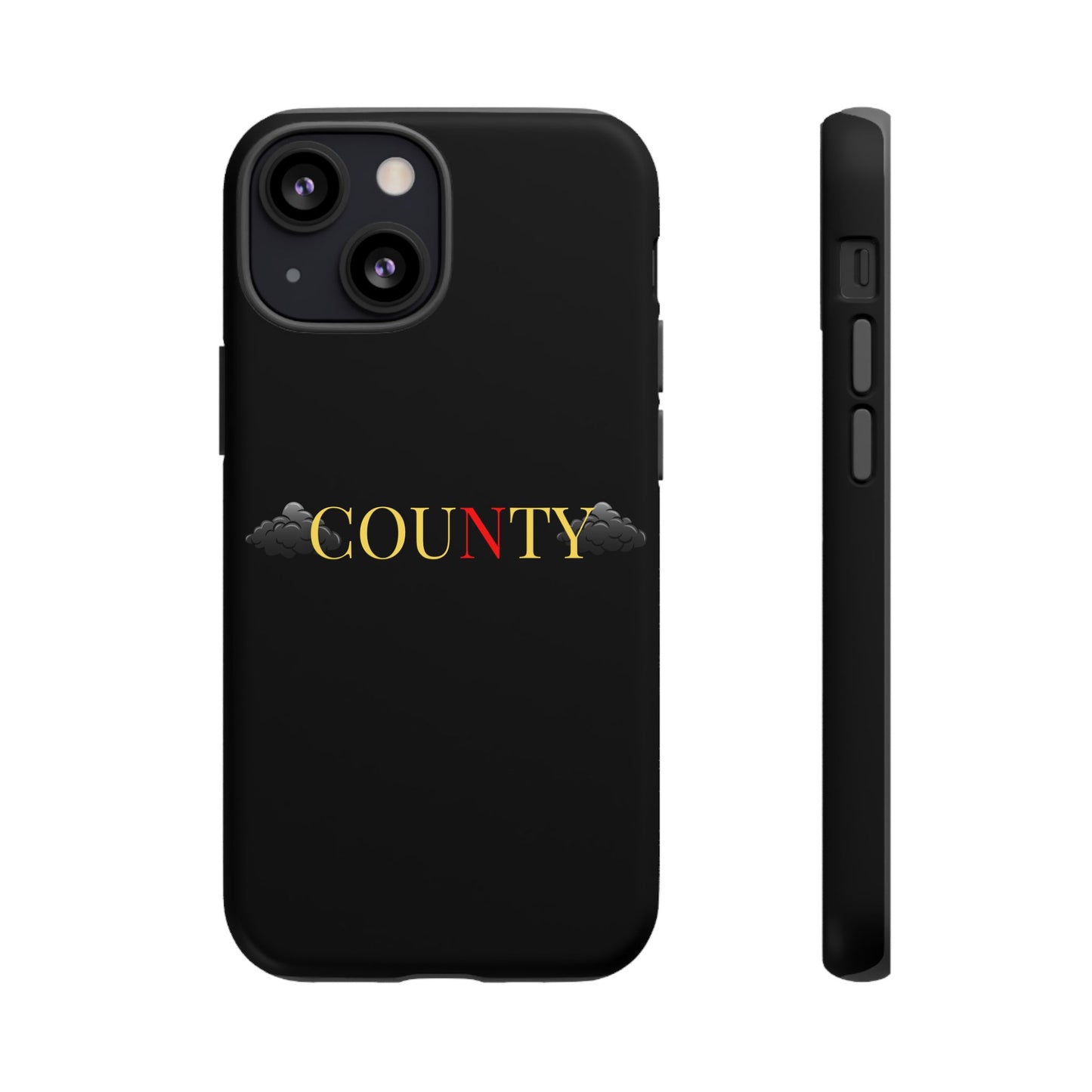 Stylish Phone Case - Tough Cases for County Lovers, Unique Gift for County Fans, Customizable Phone Accessories, Trendy Black Case, [...]
