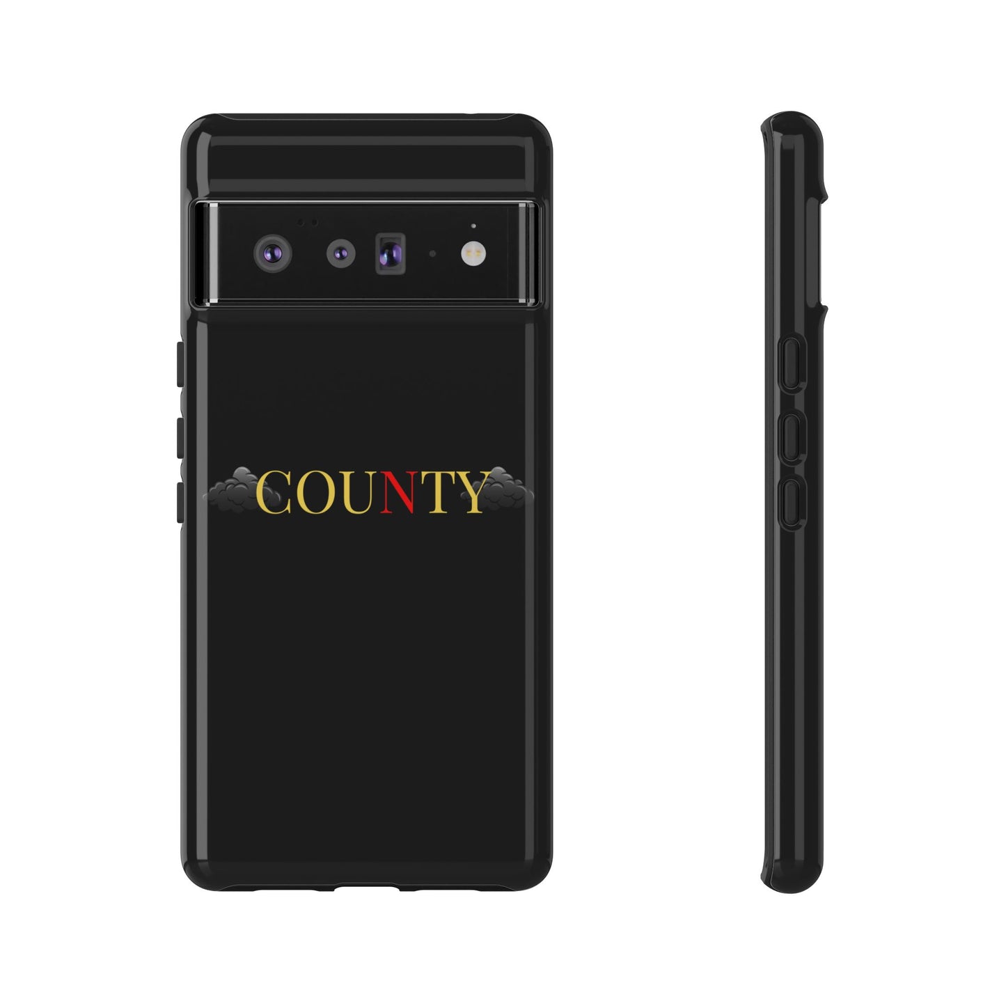 Stylish Phone Case - Tough Cases for County Lovers, Unique Gift for County Fans, Customizable Phone Accessories, Trendy Black Case, [...]