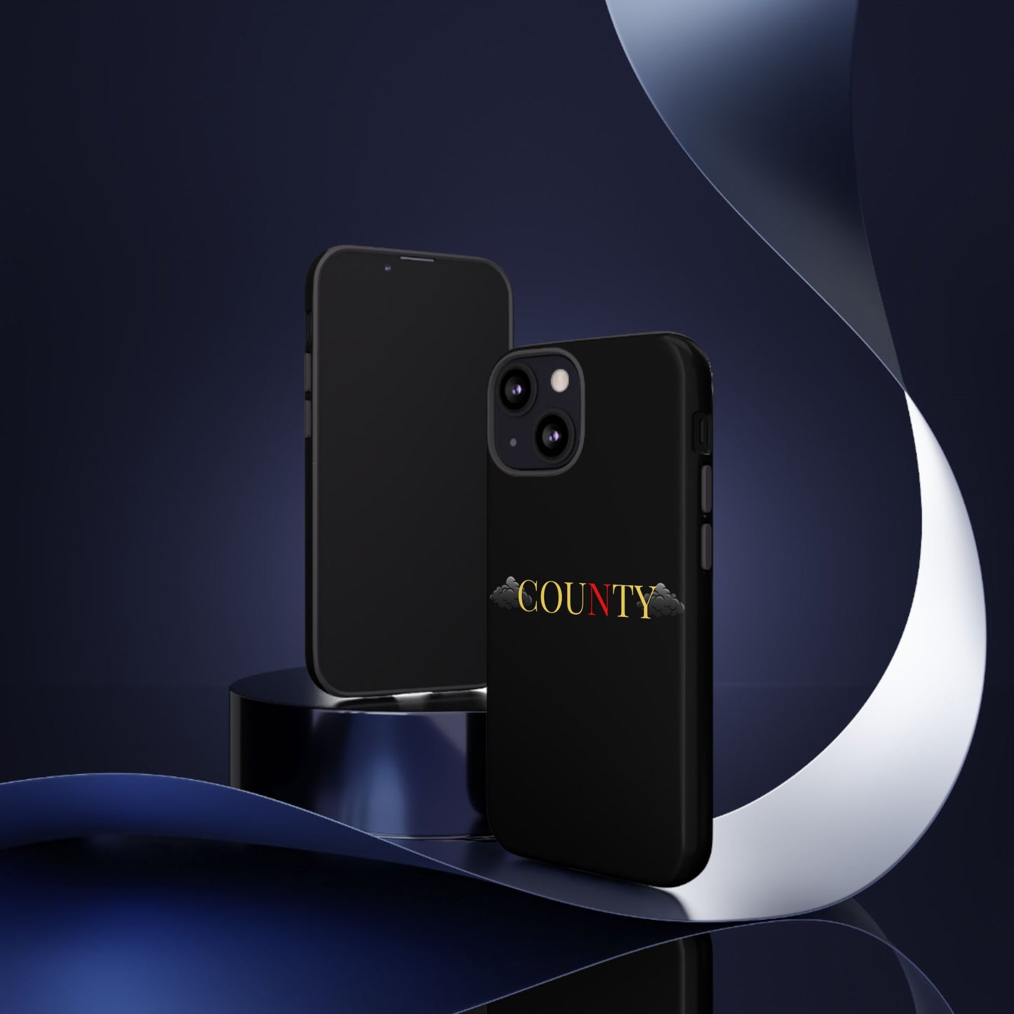 Stylish Phone Case - Tough Cases for County Lovers, Unique Gift for County Fans, Customizable Phone Accessories, Trendy Black Case, [...]