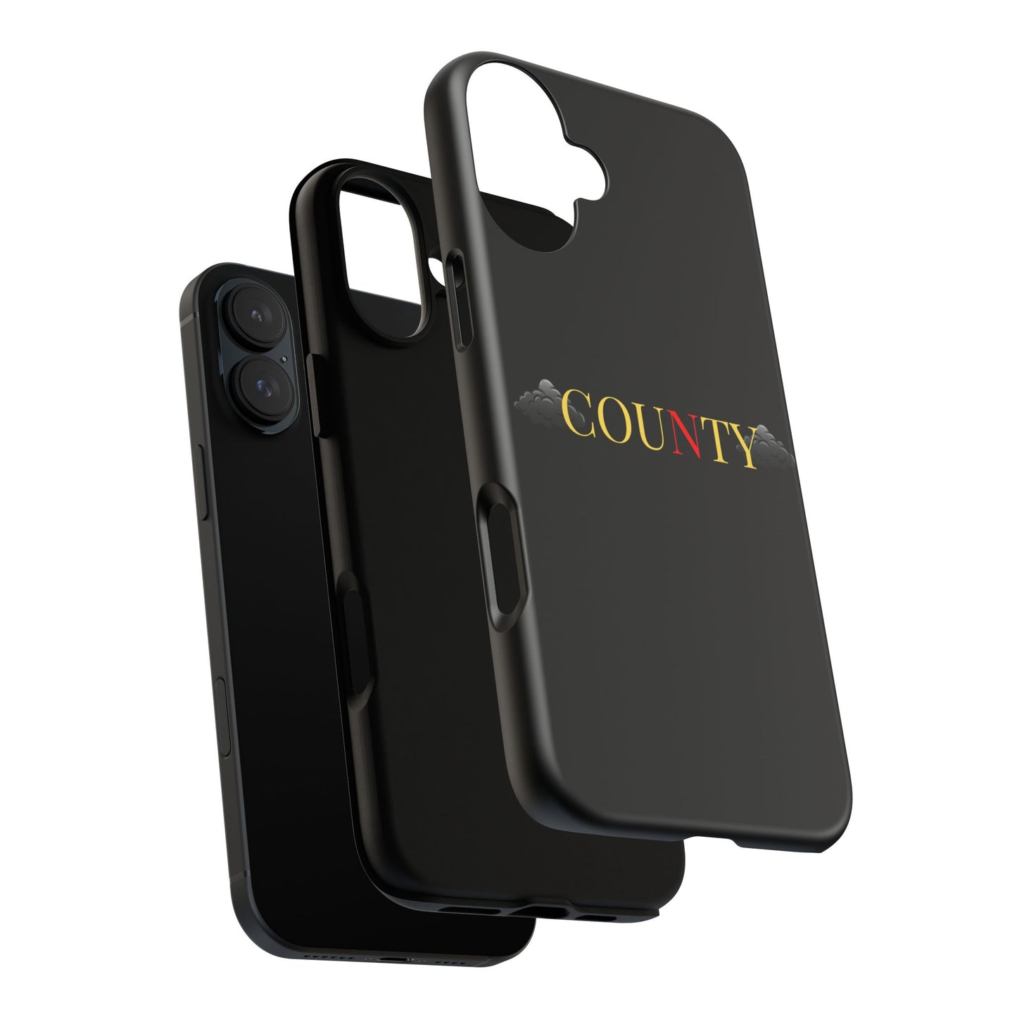 Stylish Phone Case - Tough Cases for County Lovers, Unique Gift for County Fans, Customizable Phone Accessories, Trendy Black Case, [...]
