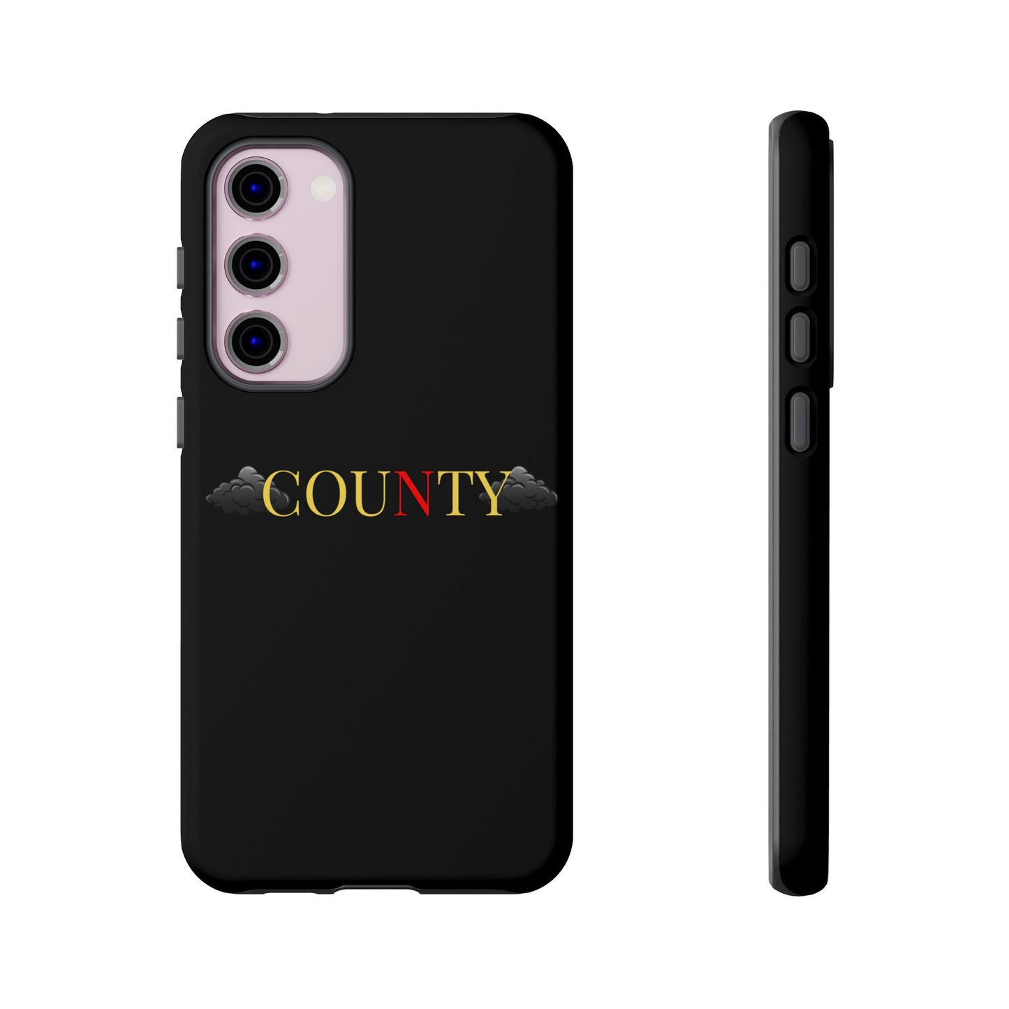 Stylish Phone Case - Tough Cases for County Lovers, Unique Gift for County Fans, Customizable Phone Accessories, Trendy Black Case, [...]