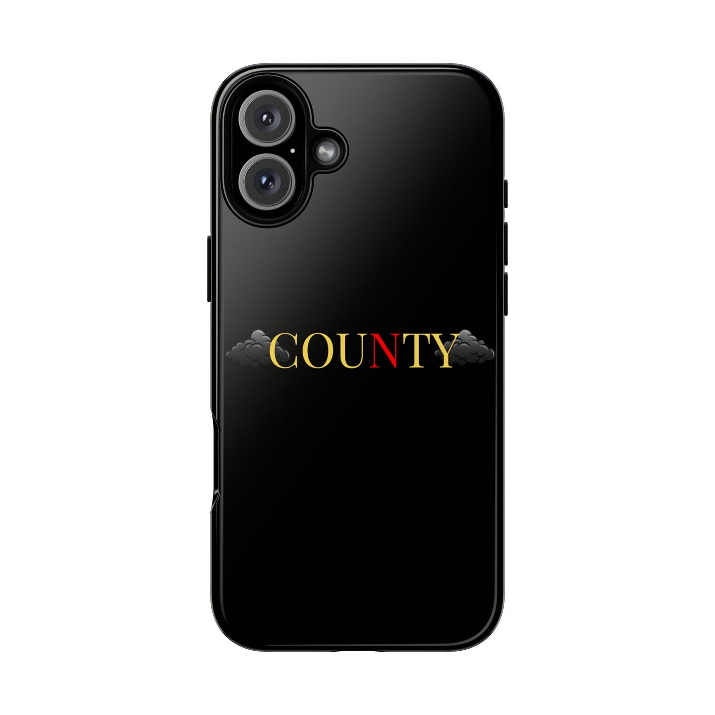 Stylish Phone Case - Tough Cases for County Lovers, Unique Gift for County Fans, Customizable Phone Accessories, Trendy Black Case, [...]