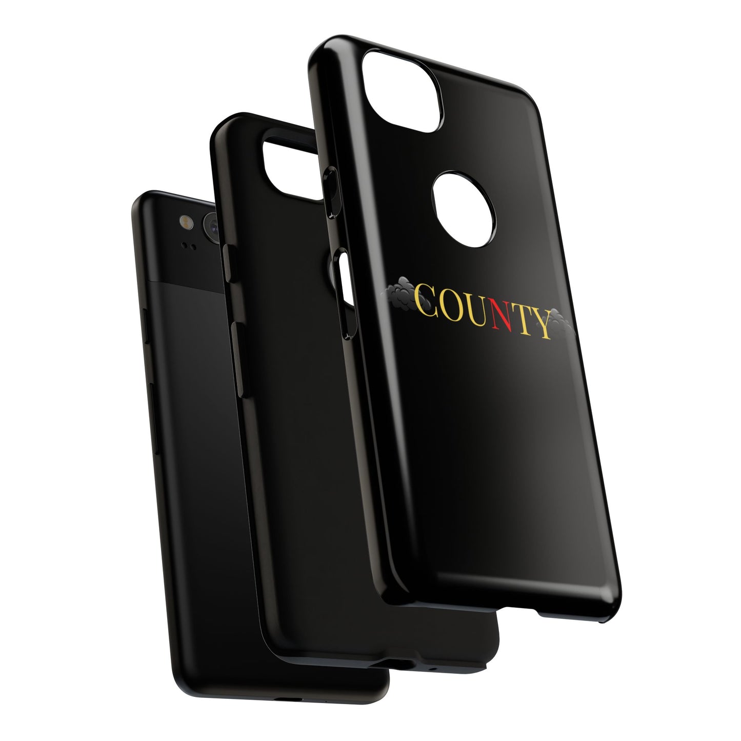 Stylish Phone Case - Tough Cases for County Lovers, Unique Gift for County Fans, Customizable Phone Accessories, Trendy Black Case, [...]