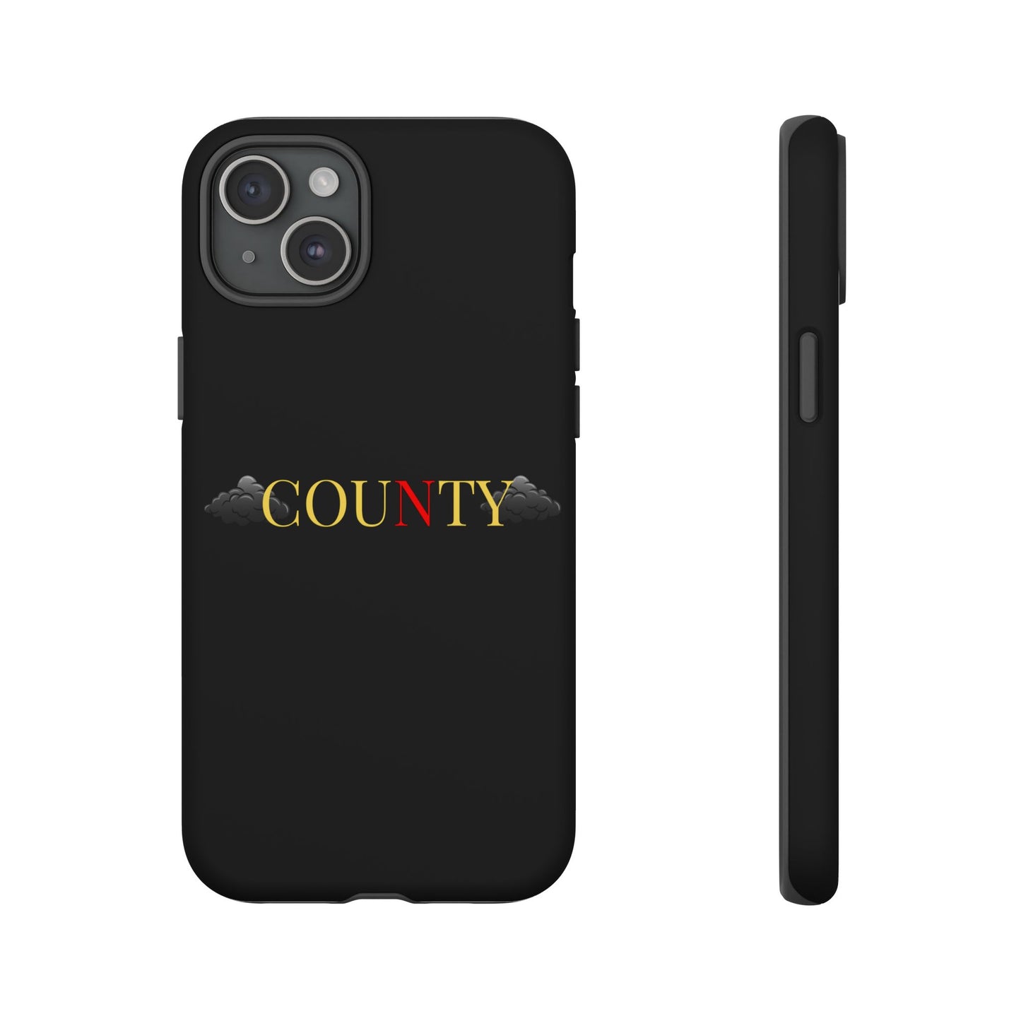 Stylish Phone Case - Tough Cases for County Lovers, Unique Gift for County Fans, Customizable Phone Accessories, Trendy Black Case, [...]