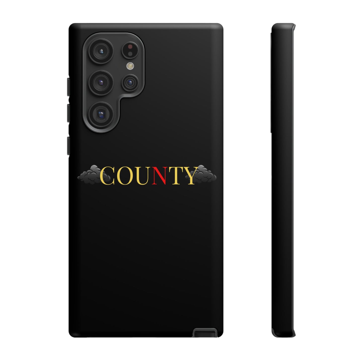 Stylish Phone Case - Tough Cases for County Lovers, Unique Gift for County Fans, Customizable Phone Accessories, Trendy Black Case, [...]
