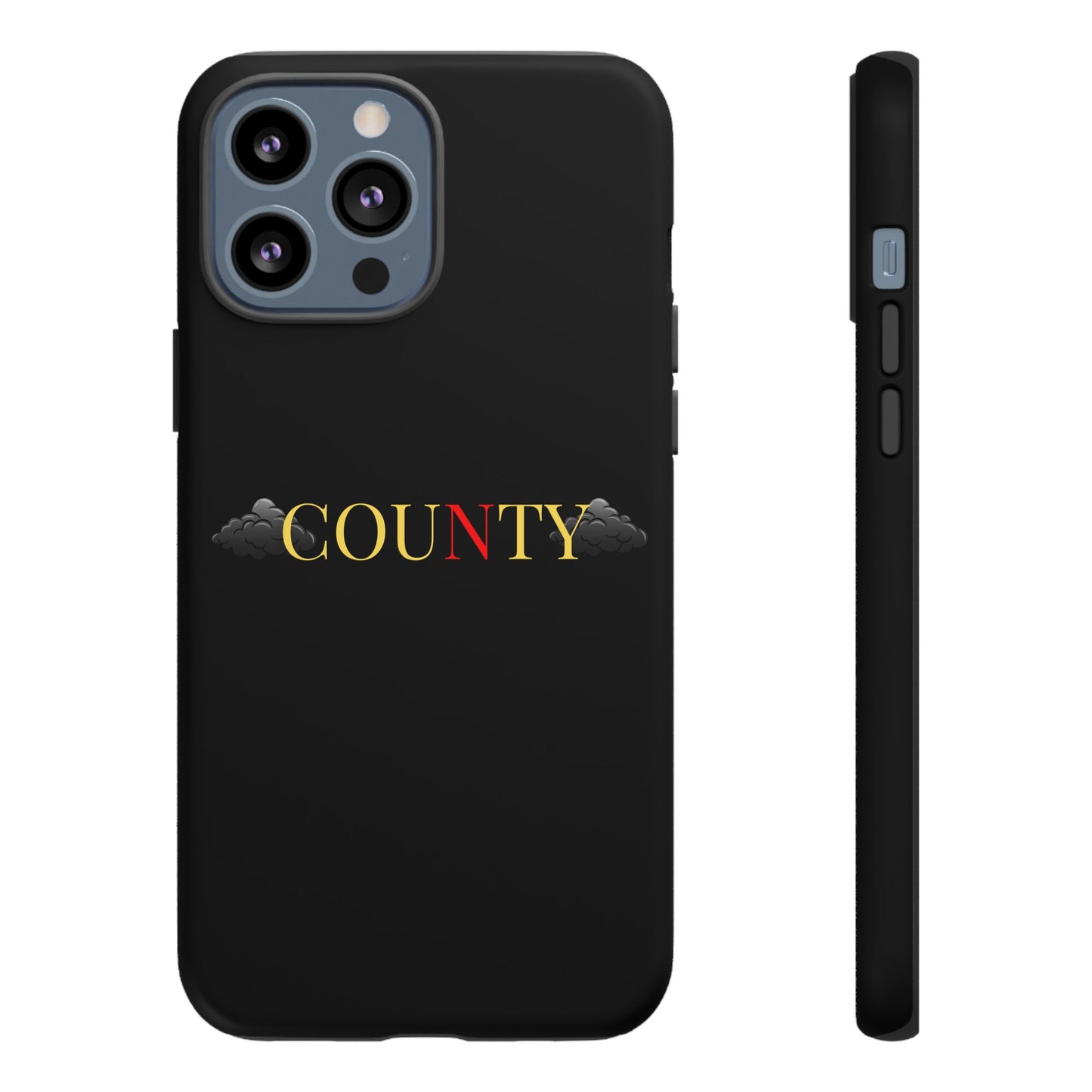 Stylish Phone Case - Tough Cases for County Lovers, Unique Gift for County Fans, Customizable Phone Accessories, Trendy Black Case, [...]