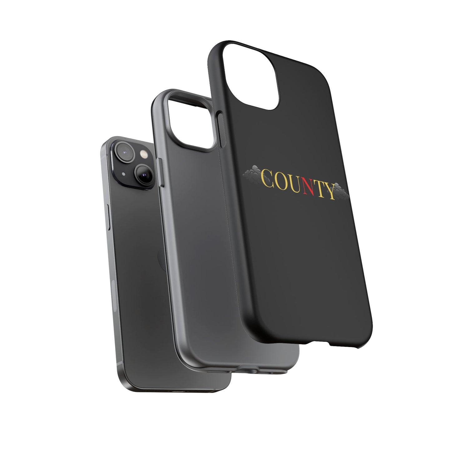 Stylish Phone Case - Tough Cases for County Lovers, Unique Gift for County Fans, Customizable Phone Accessories, Trendy Black Case, [...]