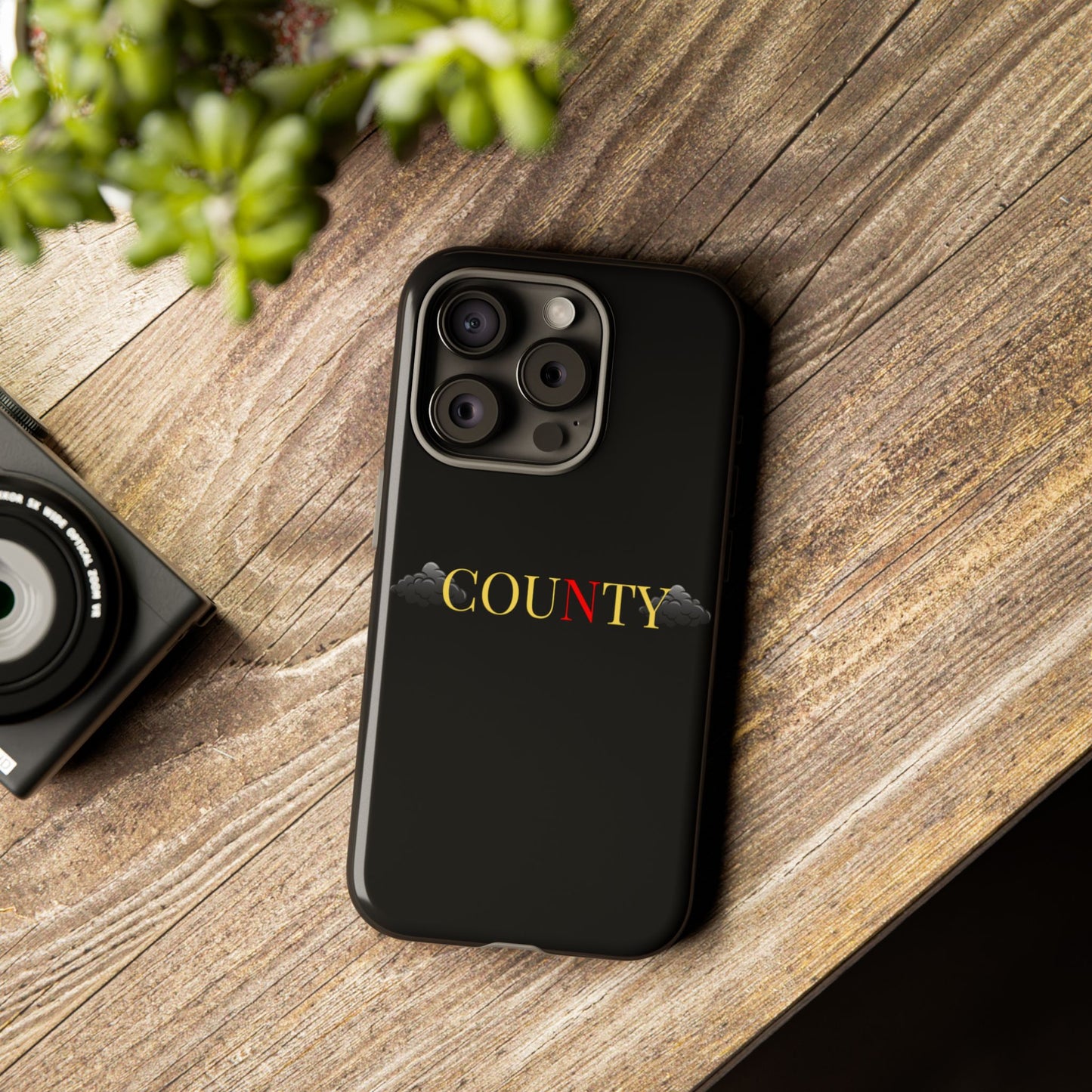 Stylish Phone Case - Tough Cases for County Lovers, Unique Gift for County Fans, Customizable Phone Accessories, Trendy Black Case, [...]