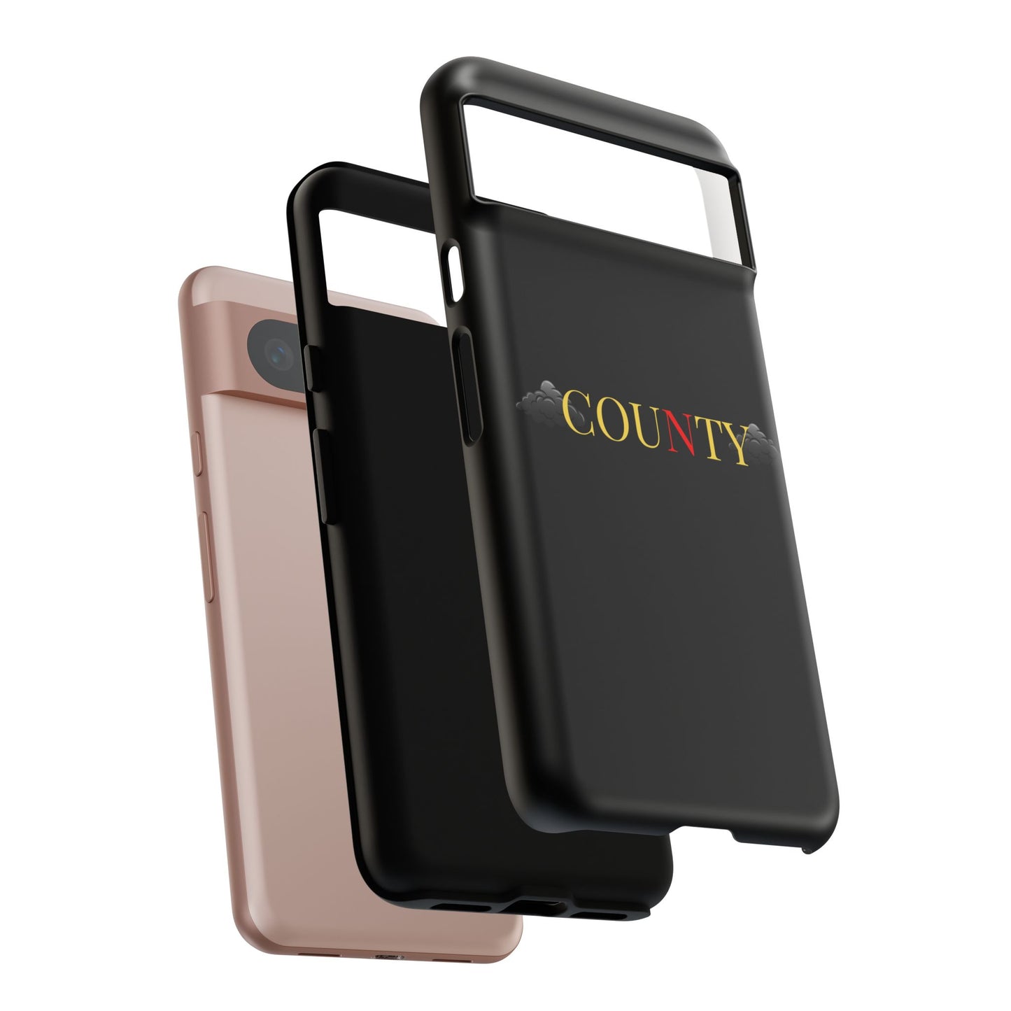 Stylish Phone Case - Tough Cases for County Lovers, Unique Gift for County Fans, Customizable Phone Accessories, Trendy Black Case, [...]