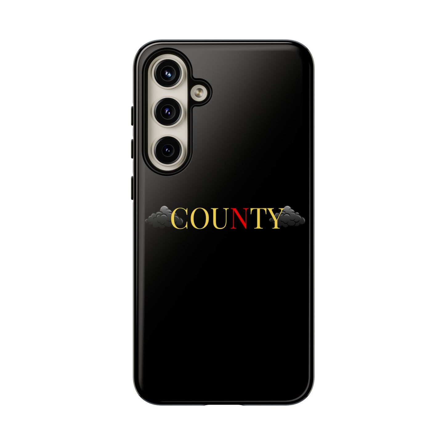Stylish Phone Case - Tough Cases for County Lovers, Unique Gift for County Fans, Customizable Phone Accessories, Trendy Black Case, [...]