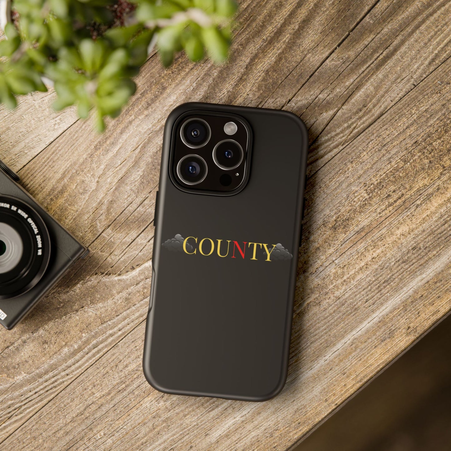 Stylish Phone Case - Tough Cases for County Lovers, Unique Gift for County Fans, Customizable Phone Accessories, Trendy Black Case, [...]
