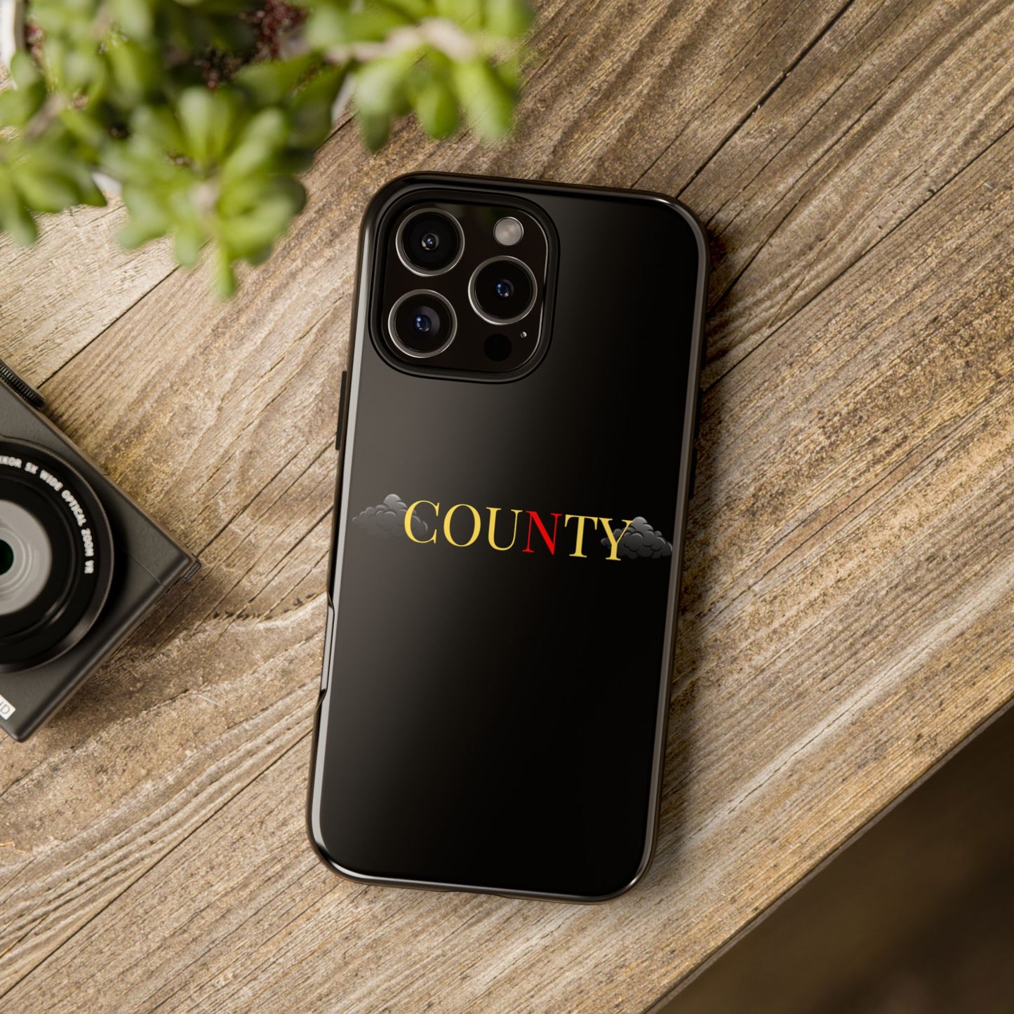 Stylish Phone Case - Tough Cases for County Lovers, Unique Gift for County Fans, Customizable Phone Accessories, Trendy Black Case, [...]