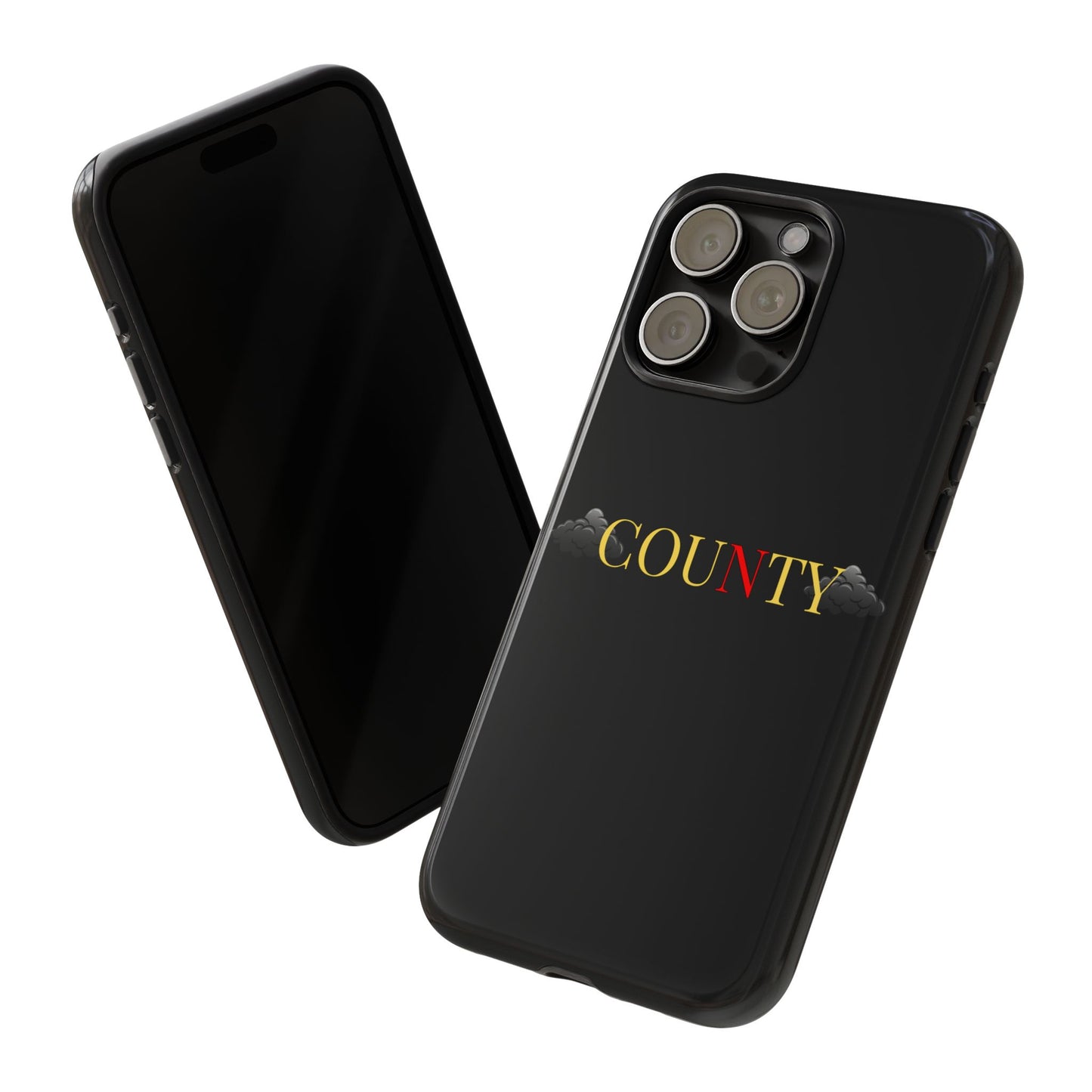 Stylish Phone Case - Tough Cases for County Lovers, Unique Gift for County Fans, Customizable Phone Accessories, Trendy Black Case, [...]