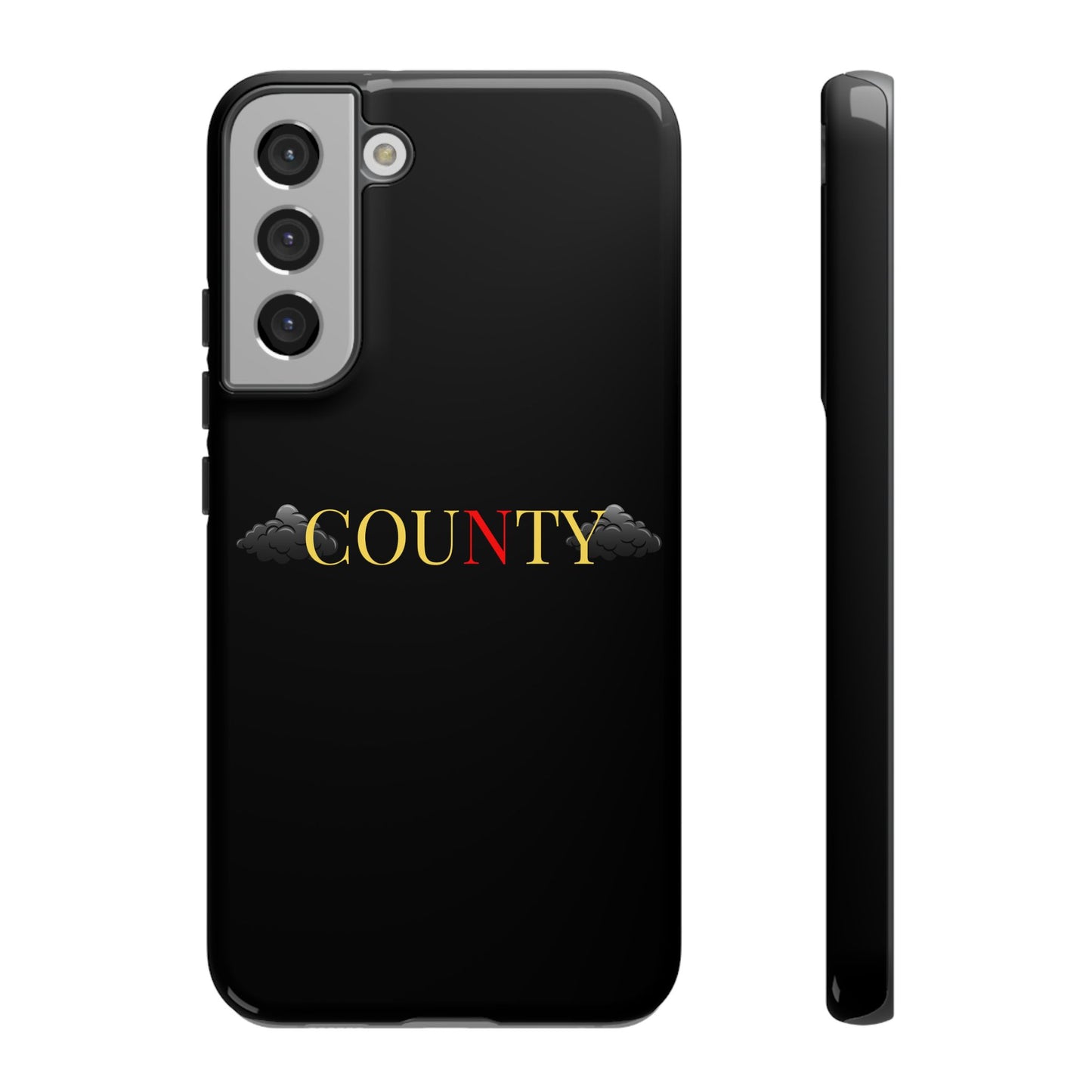 Stylish Phone Case - Tough Cases for County Lovers, Unique Gift for County Fans, Customizable Phone Accessories, Trendy Black Case, [...]