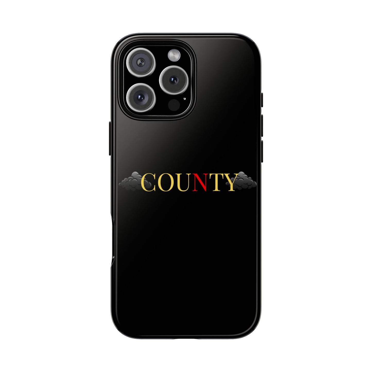 Stylish Phone Case - Tough Cases for County Lovers, Unique Gift for County Fans, Customizable Phone Accessories, Trendy Black Case, [...]