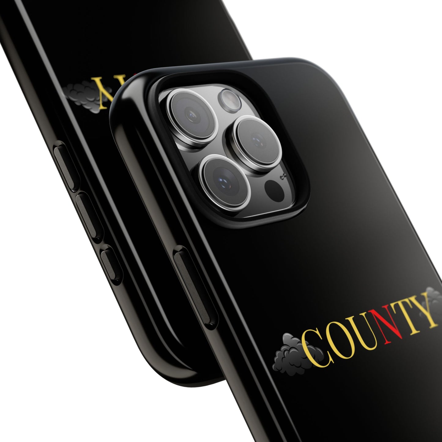 Stylish Phone Case - Tough Cases for County Lovers, Unique Gift for County Fans, Customizable Phone Accessories, Trendy Black Case, [...]