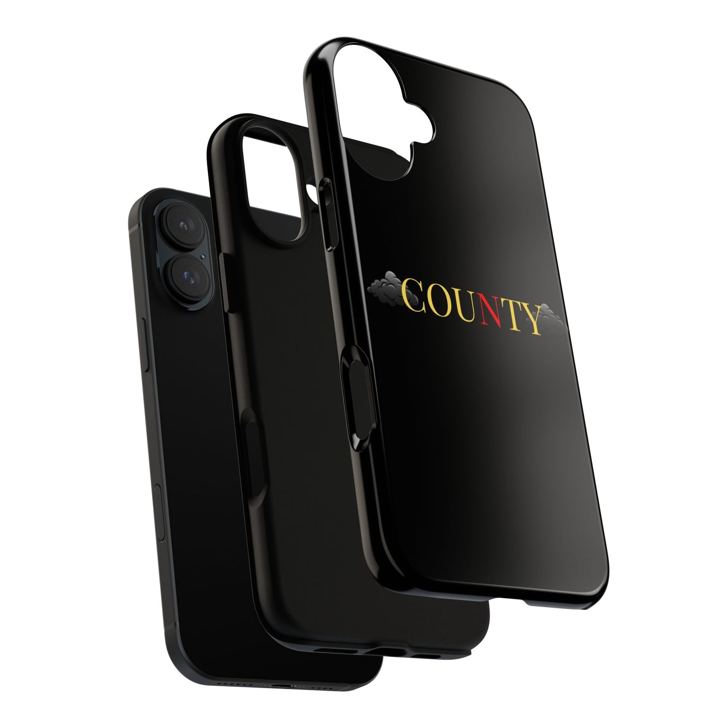 Stylish Phone Case - Tough Cases for County Lovers, Unique Gift for County Fans, Customizable Phone Accessories, Trendy Black Case, [...]