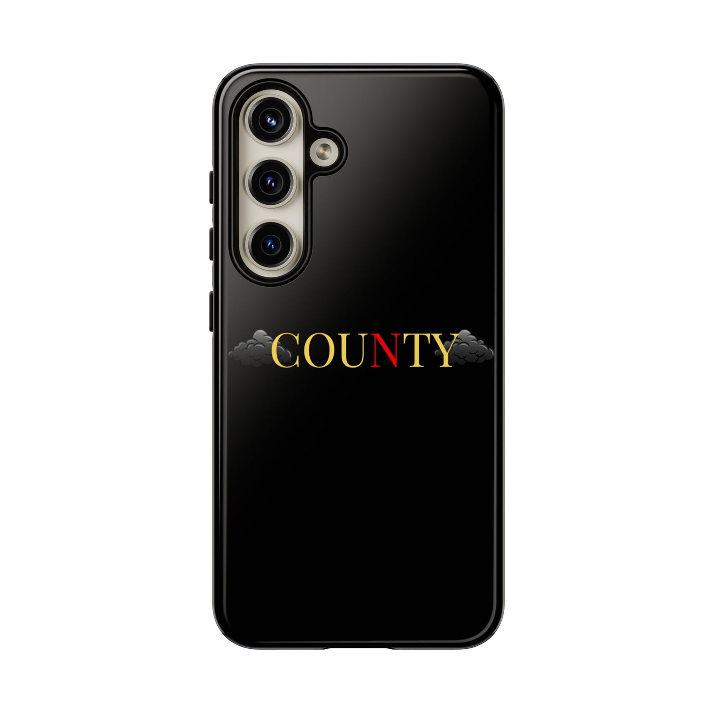 Stylish Phone Case - Tough Cases for County Lovers, Unique Gift for County Fans, Customizable Phone Accessories, Trendy Black Case, [...]