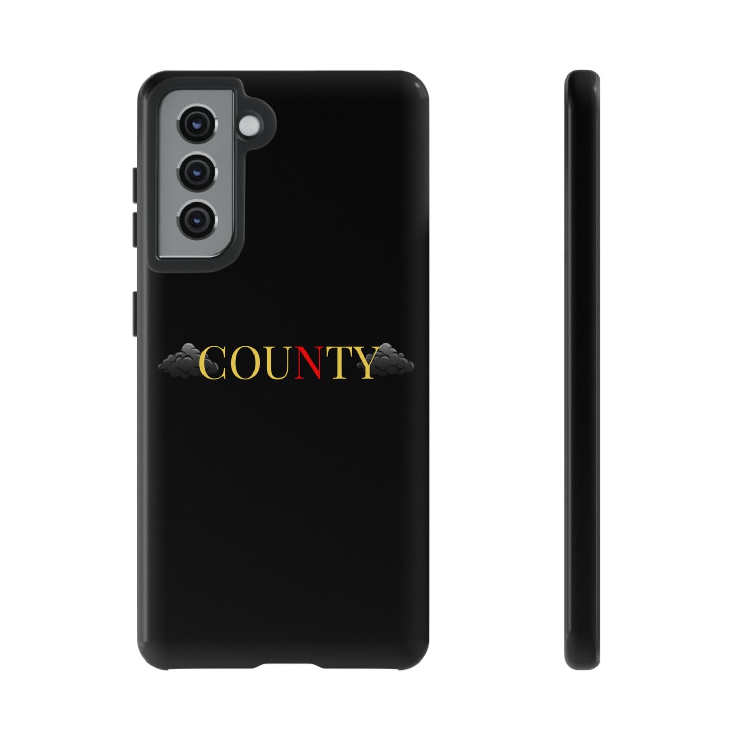 Stylish Phone Case - Tough Cases for County Lovers, Unique Gift for County Fans, Customizable Phone Accessories, Trendy Black Case, [...]