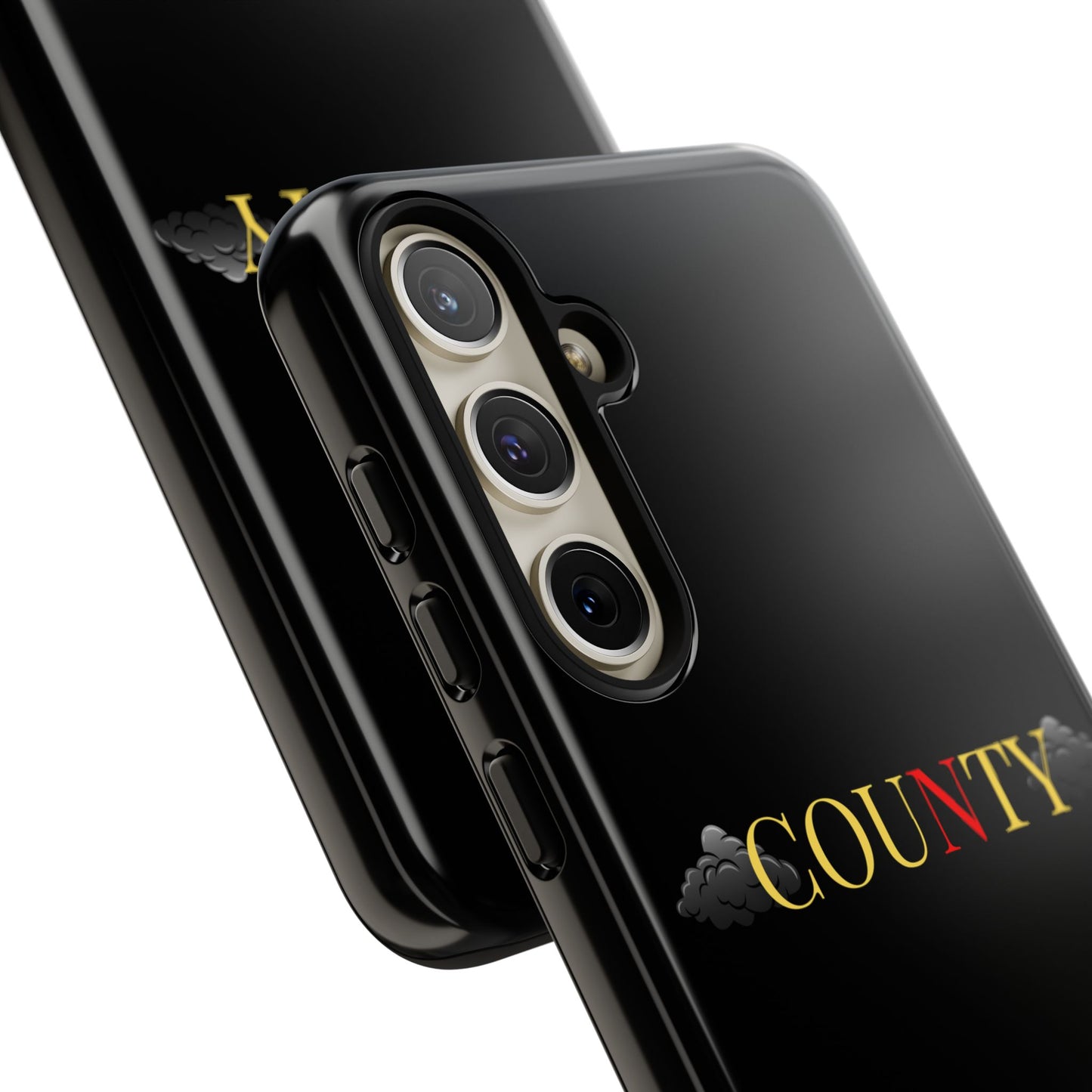 Stylish Phone Case - Tough Cases for County Lovers, Unique Gift for County Fans, Customizable Phone Accessories, Trendy Black Case, [...]