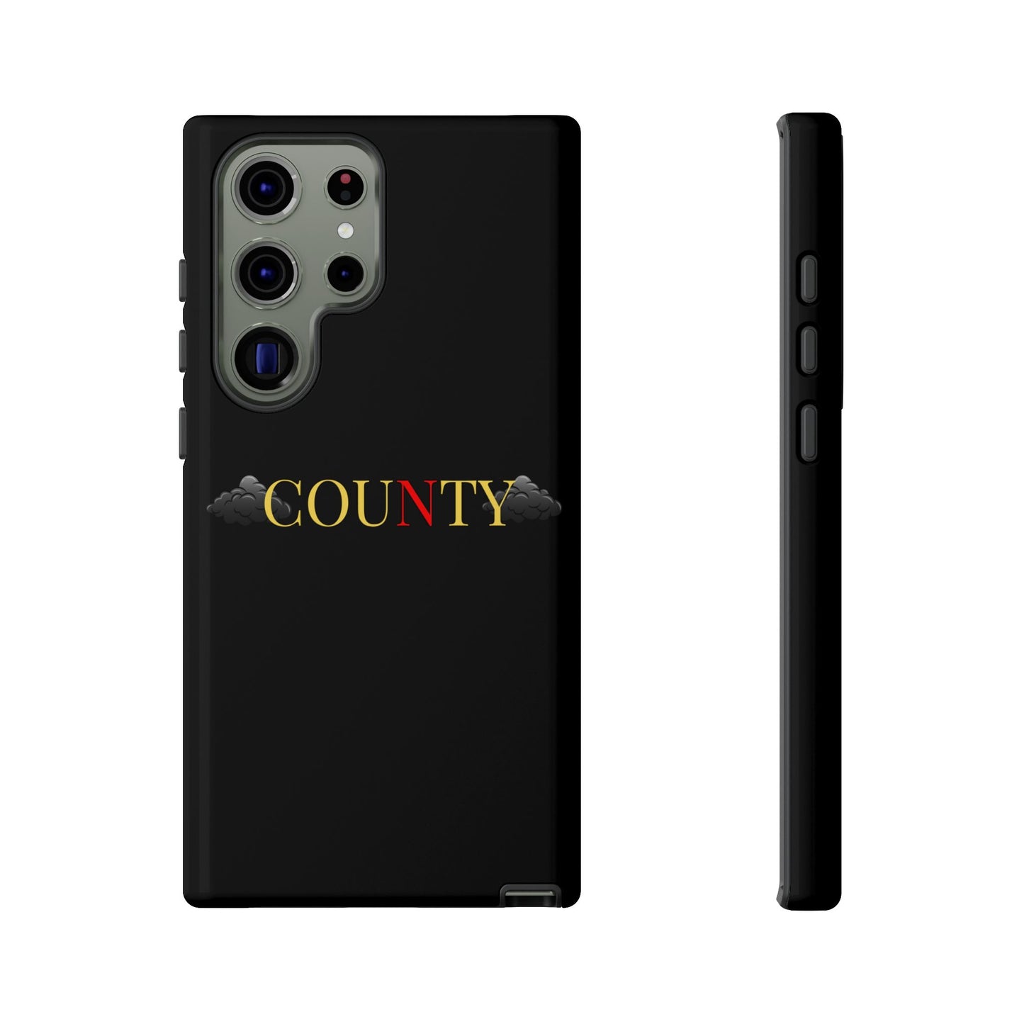 Stylish Phone Case - Tough Cases for County Lovers, Unique Gift for County Fans, Customizable Phone Accessories, Trendy Black Case, [...]
