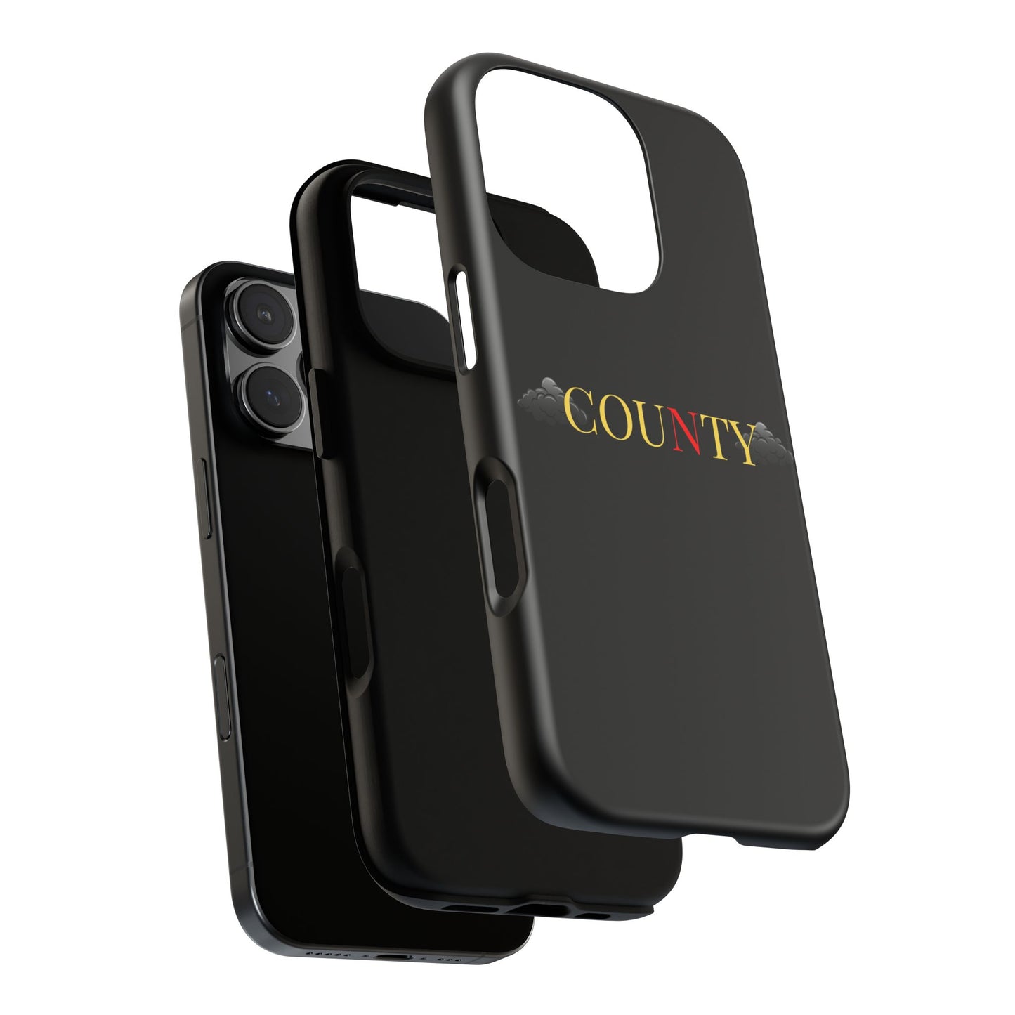 Stylish Phone Case - Tough Cases for County Lovers, Unique Gift for County Fans, Customizable Phone Accessories, Trendy Black Case, [...]