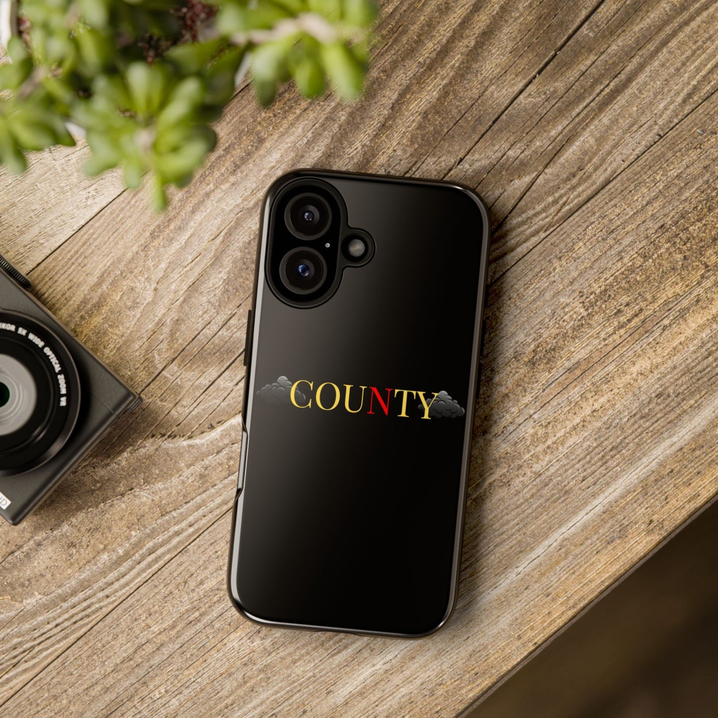Stylish Phone Case - Tough Cases for County Lovers, Unique Gift for County Fans, Customizable Phone Accessories, Trendy Black Case, [...]