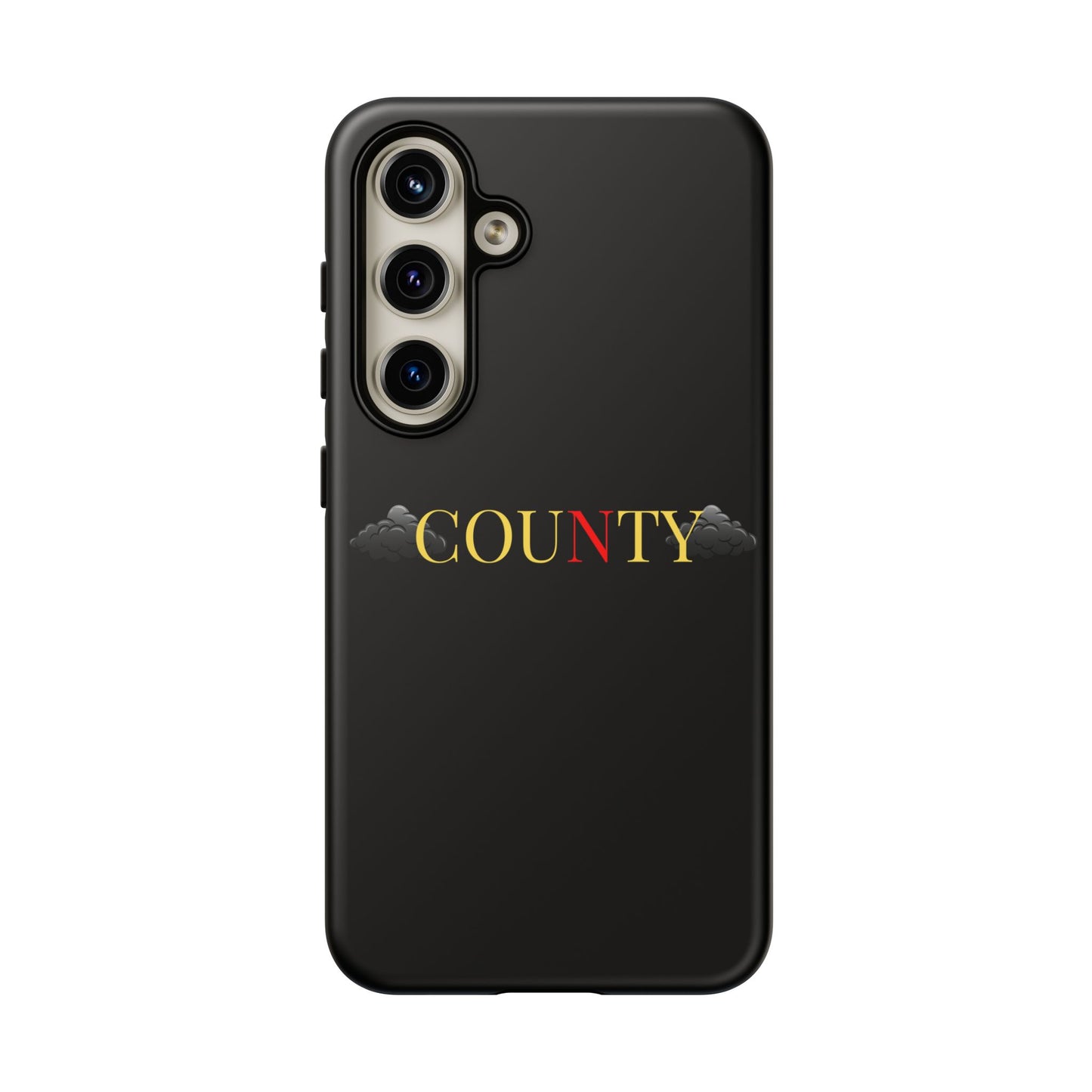 Stylish Phone Case - Tough Cases for County Lovers, Unique Gift for County Fans, Customizable Phone Accessories, Trendy Black Case, [...]