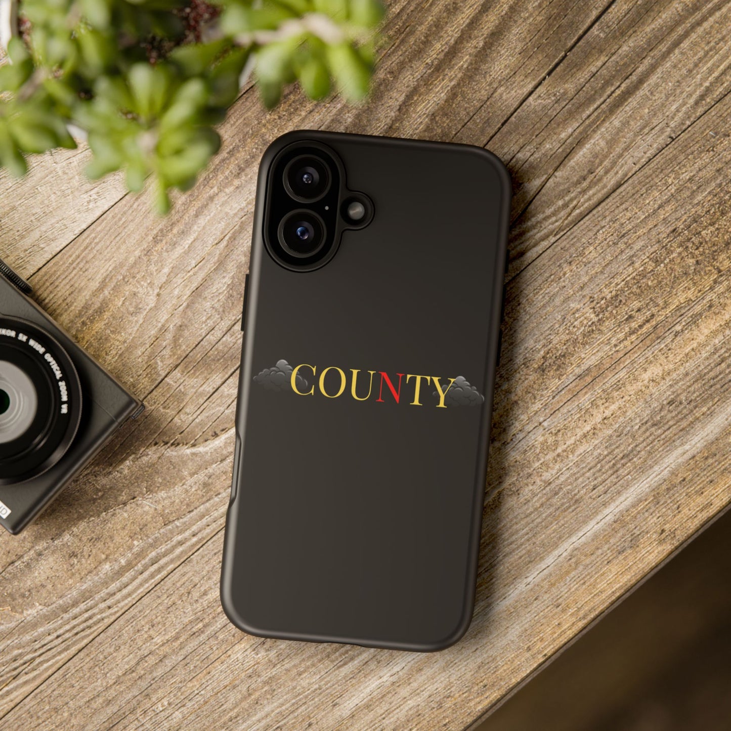 Stylish Phone Case - Tough Cases for County Lovers, Unique Gift for County Fans, Customizable Phone Accessories, Trendy Black Case, [...]