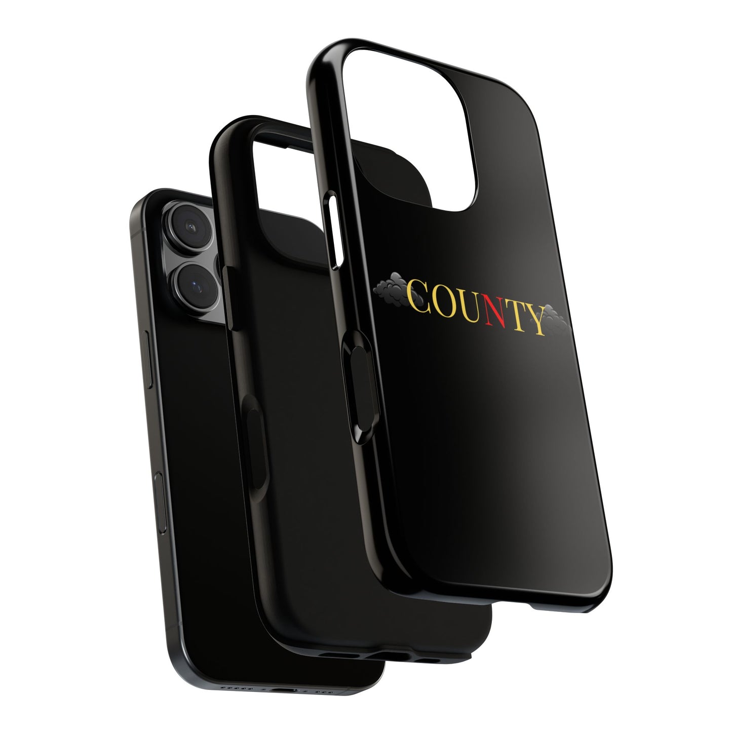Stylish Phone Case - Tough Cases for County Lovers, Unique Gift for County Fans, Customizable Phone Accessories, Trendy Black Case, [...]