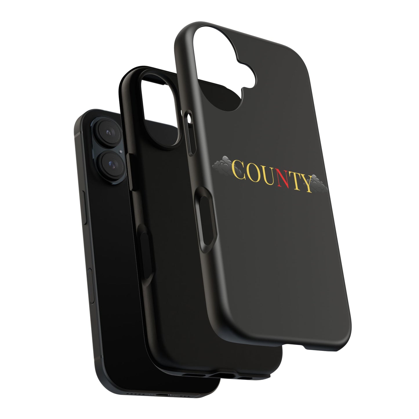 Stylish Phone Case - Tough Cases for County Lovers, Unique Gift for County Fans, Customizable Phone Accessories, Trendy Black Case, [...]