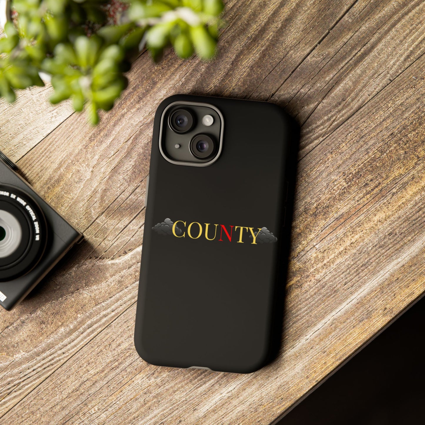 Stylish Phone Case - Tough Cases for County Lovers, Unique Gift for County Fans, Customizable Phone Accessories, Trendy Black Case, [...]