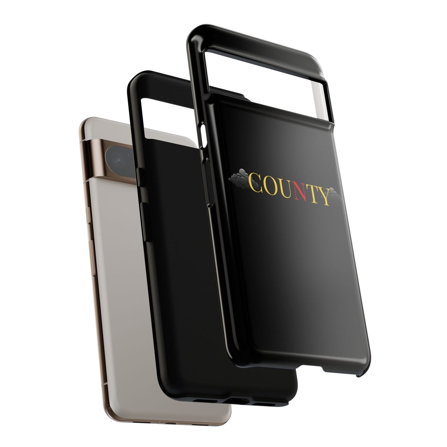 Stylish Phone Case - Tough Cases for County Lovers, Unique Gift for County Fans, Customizable Phone Accessories, Trendy Black Case, [...]