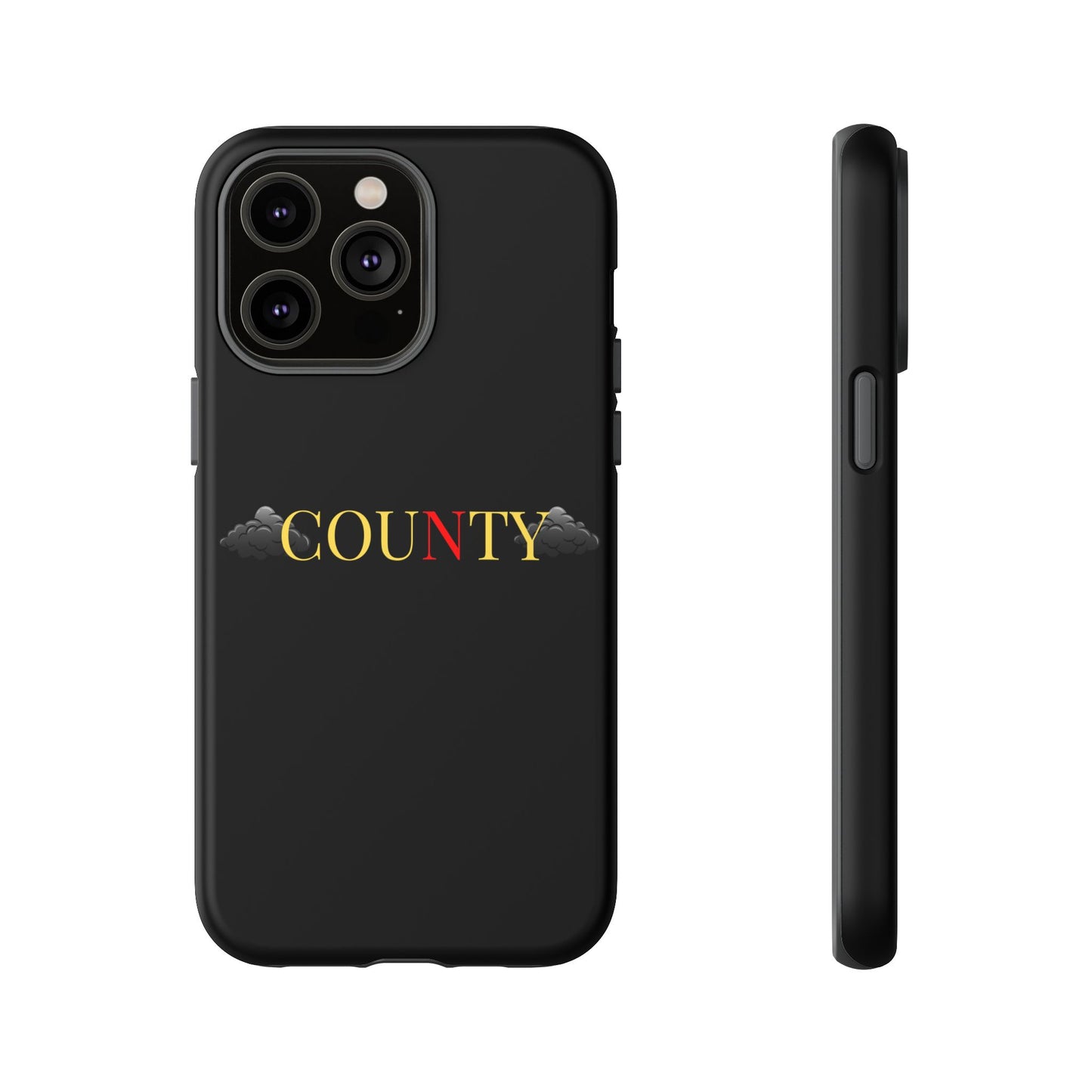 Stylish Phone Case - Tough Cases for County Lovers, Unique Gift for County Fans, Customizable Phone Accessories, Trendy Black Case, [...]